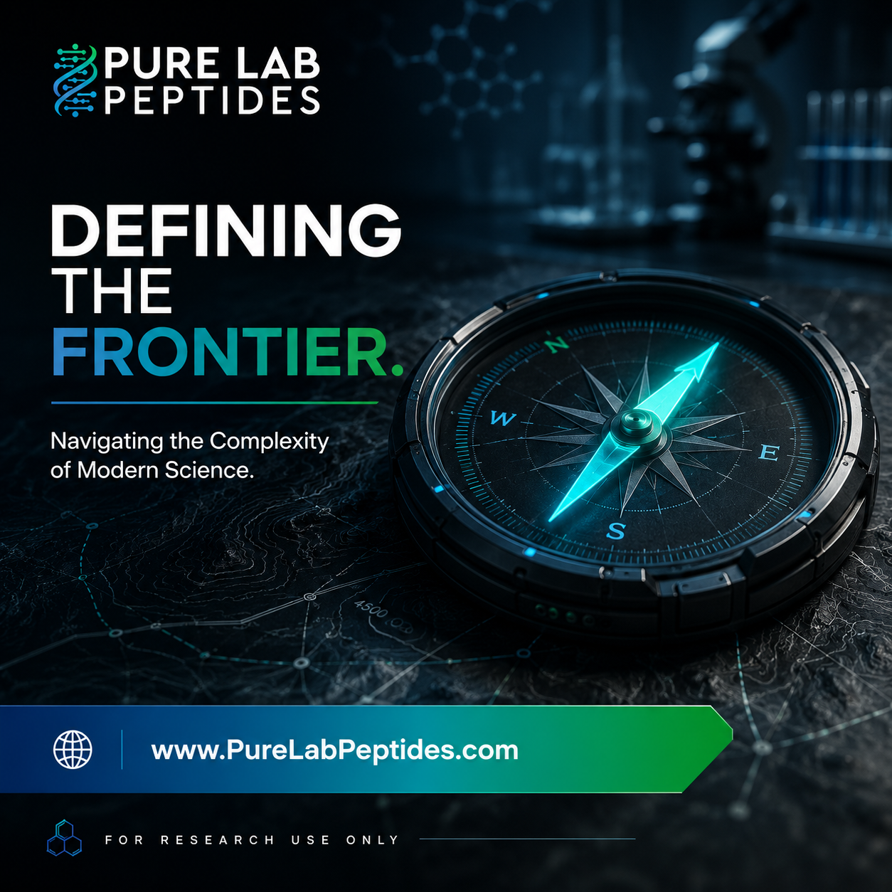 Pure Lab Peptides Facebook ad: Defining the Frontier