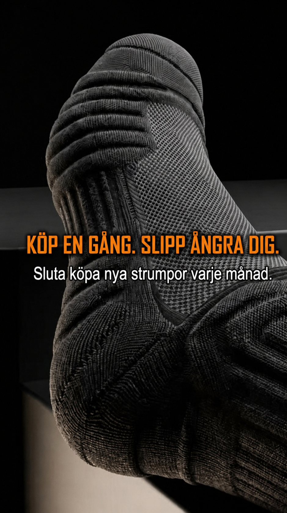 Needyknee Facebook ad: Gör betonggolv till heltäckningsmatta.