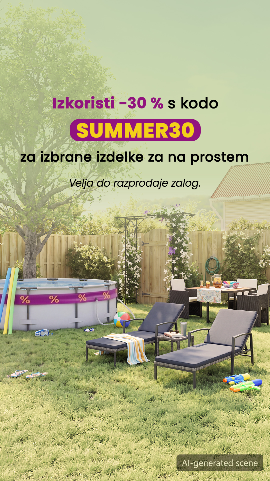 vidaXL Facebook ad
