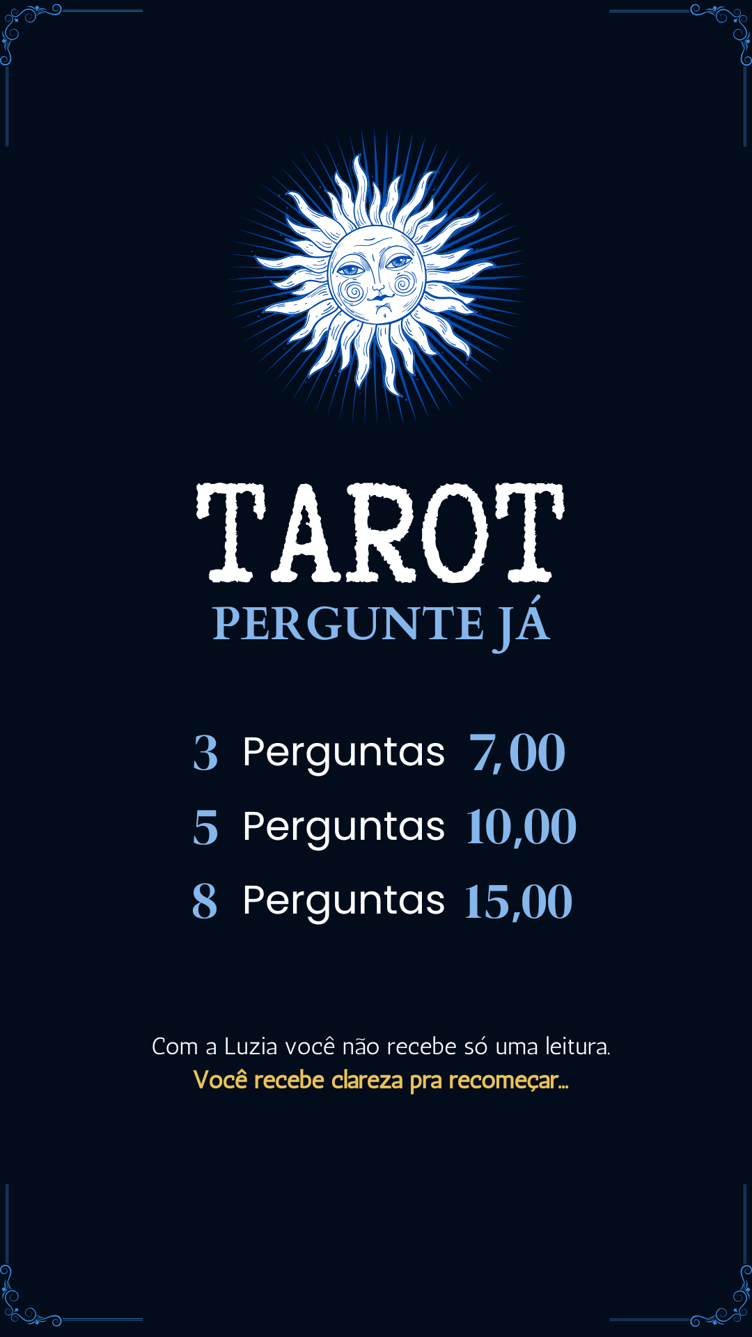 Tarot da Luzia Facebook ad