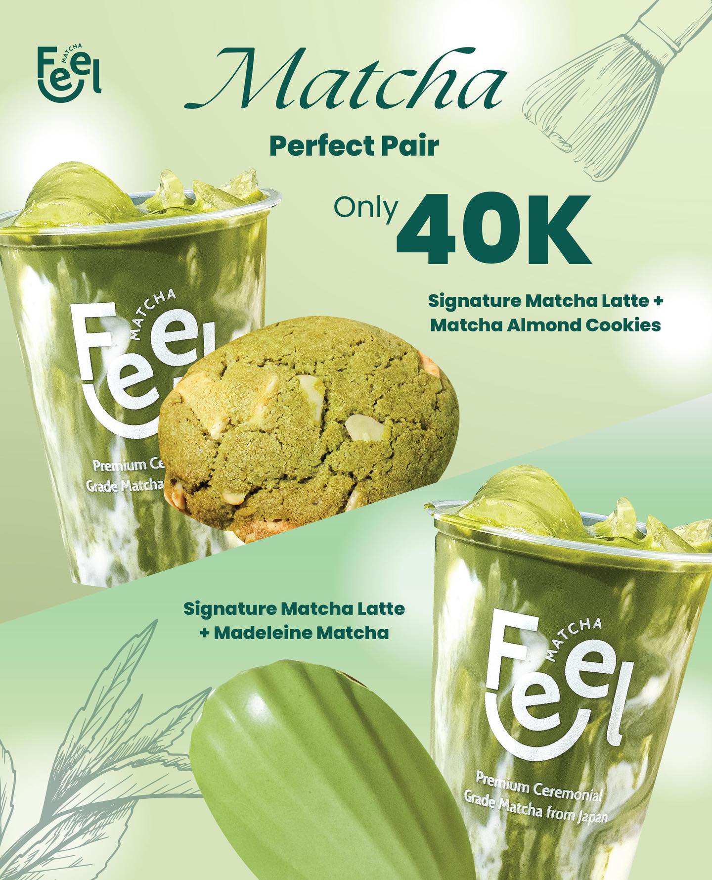 Feel Matcha Facebook ad
