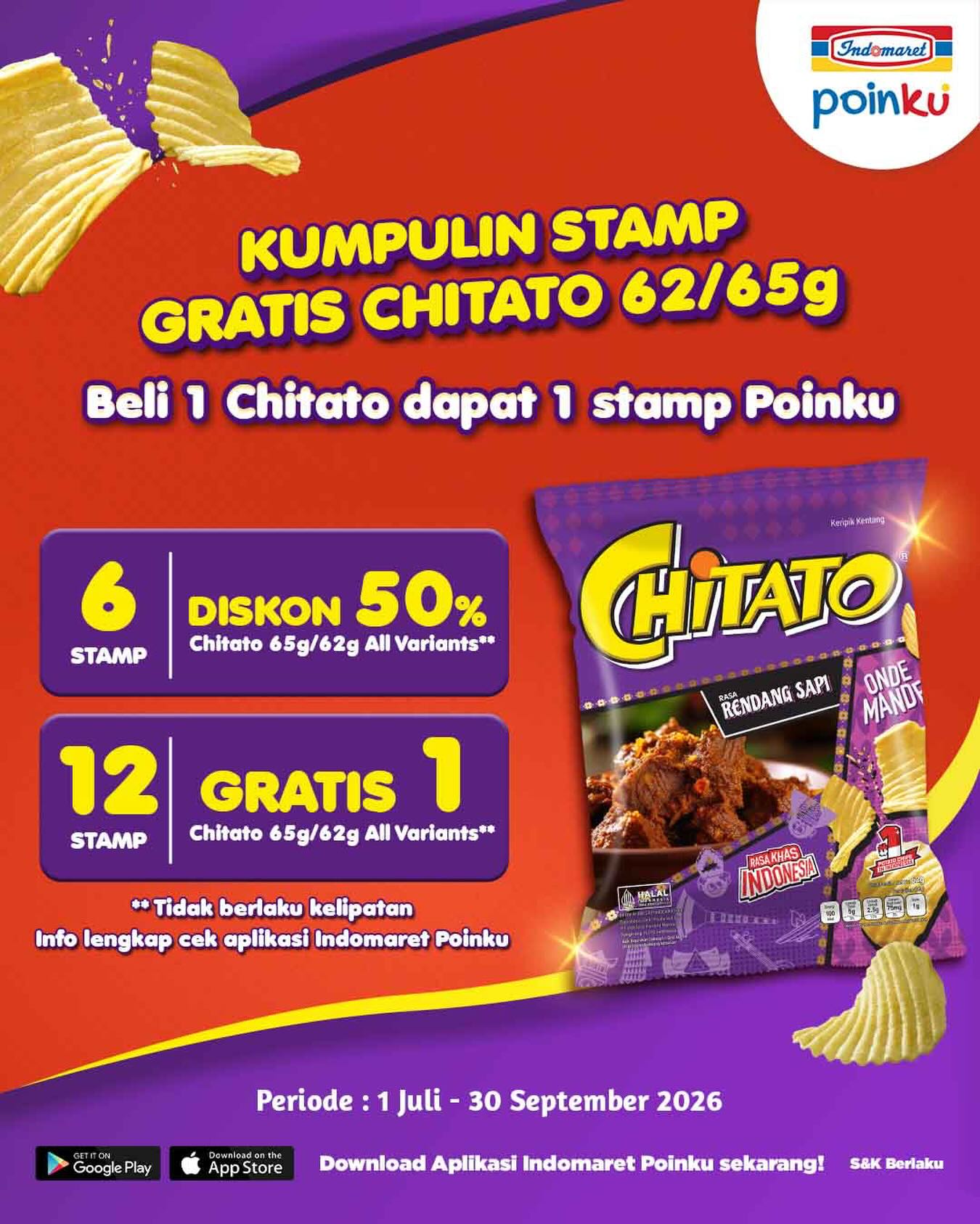 Chitato Life Is Never Flat Facebook ad