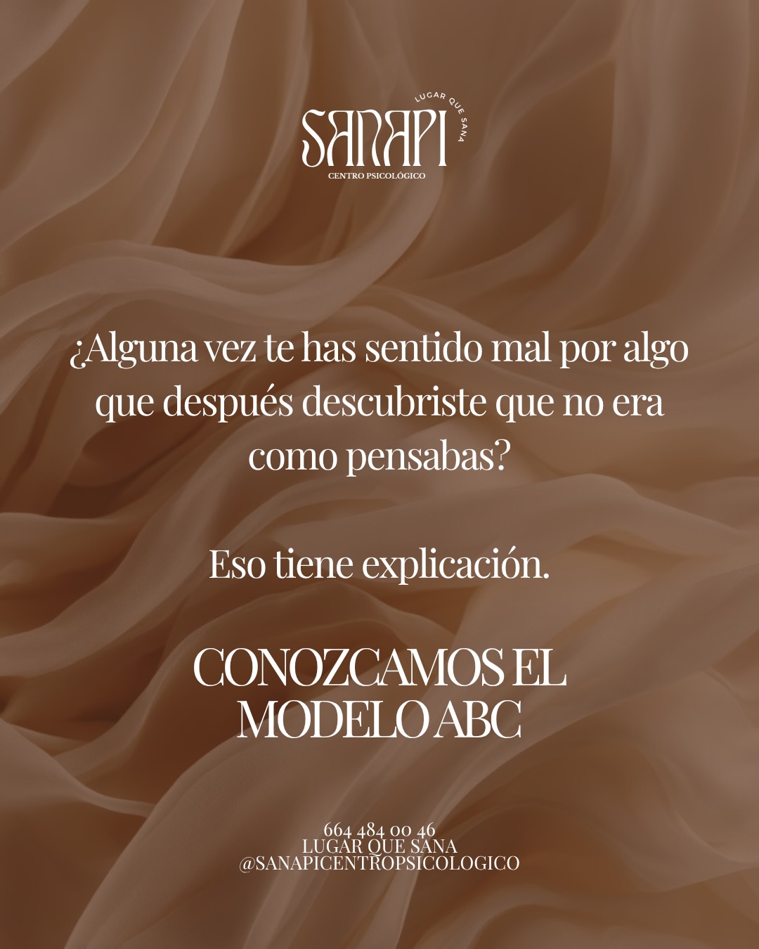 Sanapi Centro Psicológico Facebook ad: ¿Cuántas veces un visto o un silencio te…