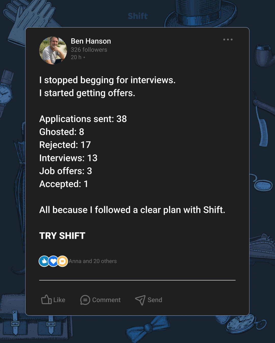Shift - Transform Your Career Facebook ad