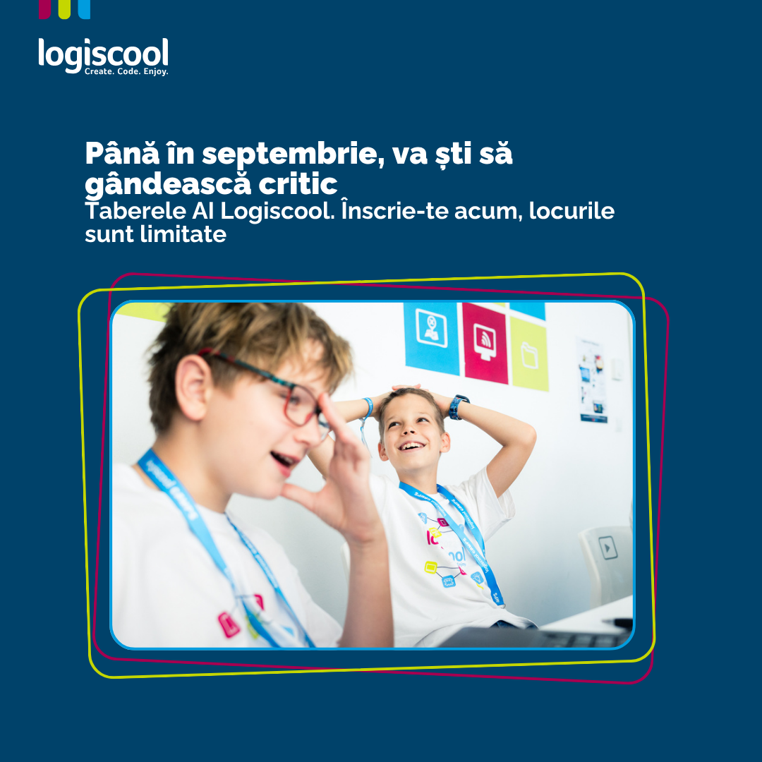 Logiscool Zalău Facebook ad: Cea mai tare aventura educațională a verii!