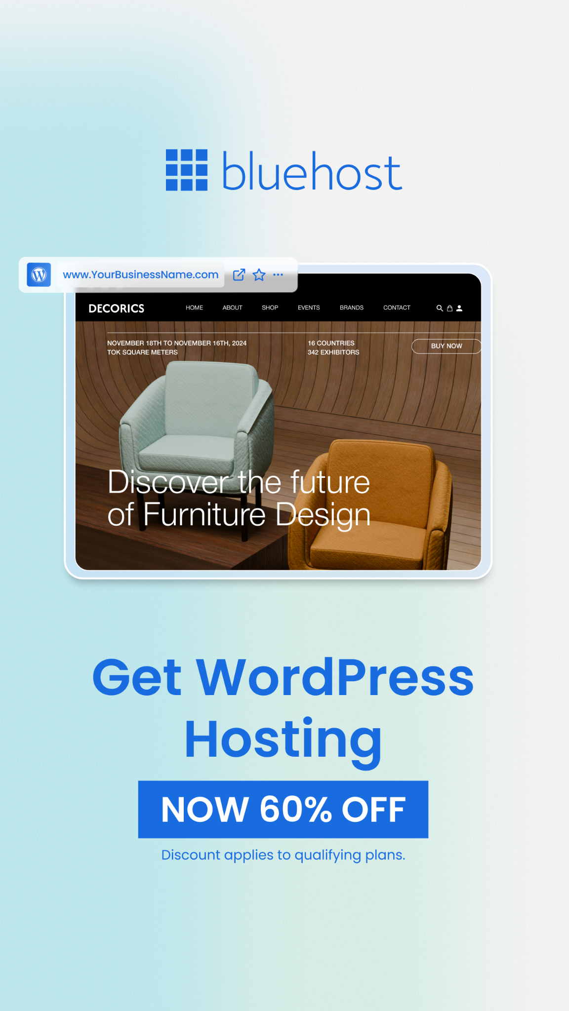 Bluehost Facebook ad