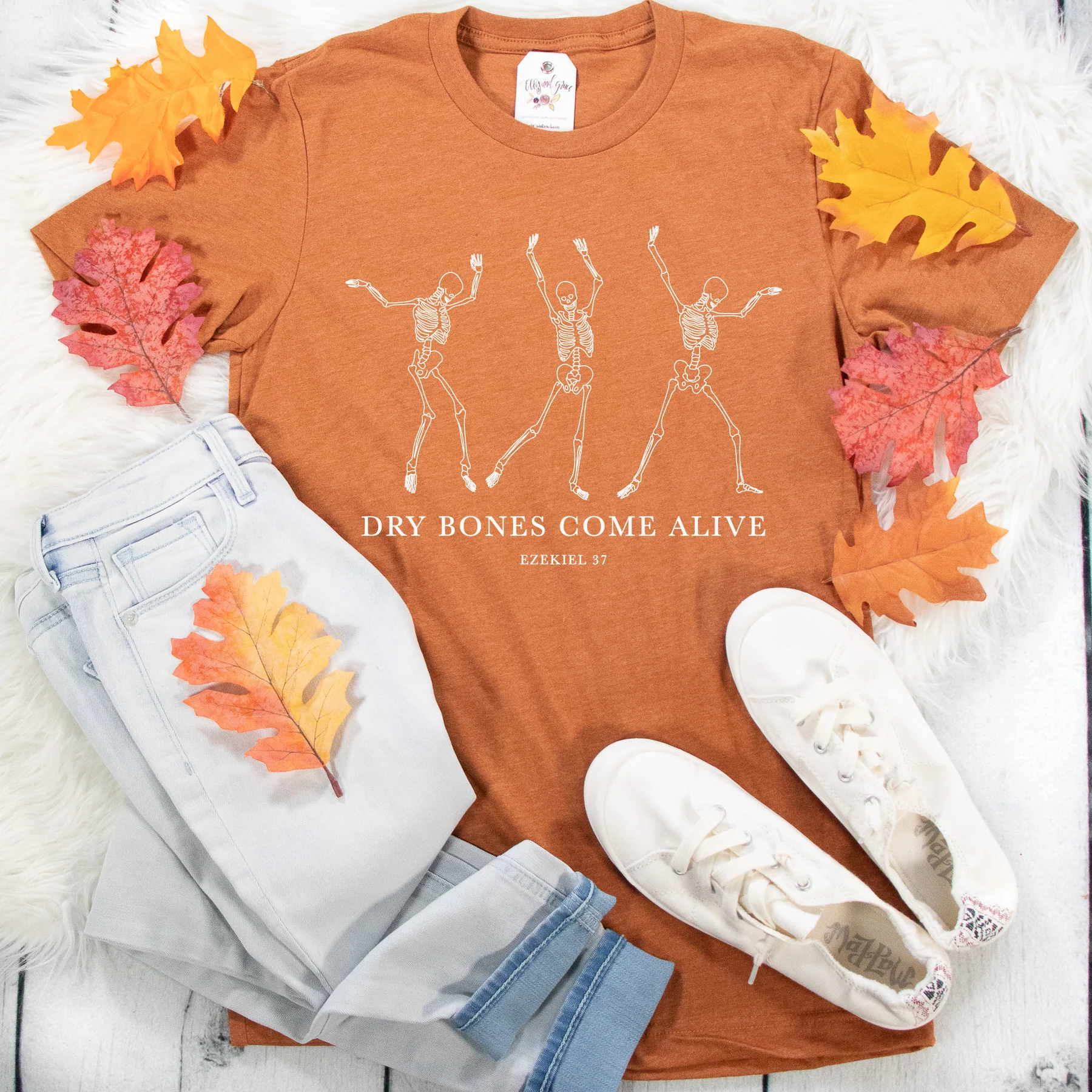 EllyandGrace Facebook ad: 15% OFF with code FALL15