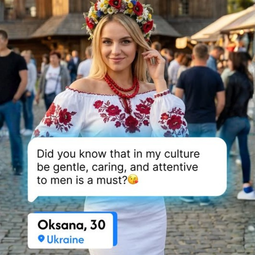 Golden Years Dating Facebook ad: Real Ukrainian Women. Real Conversations