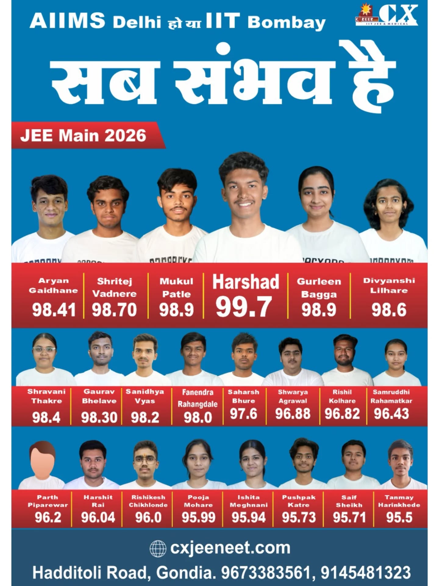Career Xone Facebook ad: Career Xone - Top JEE/NEET Coaching in Gondia