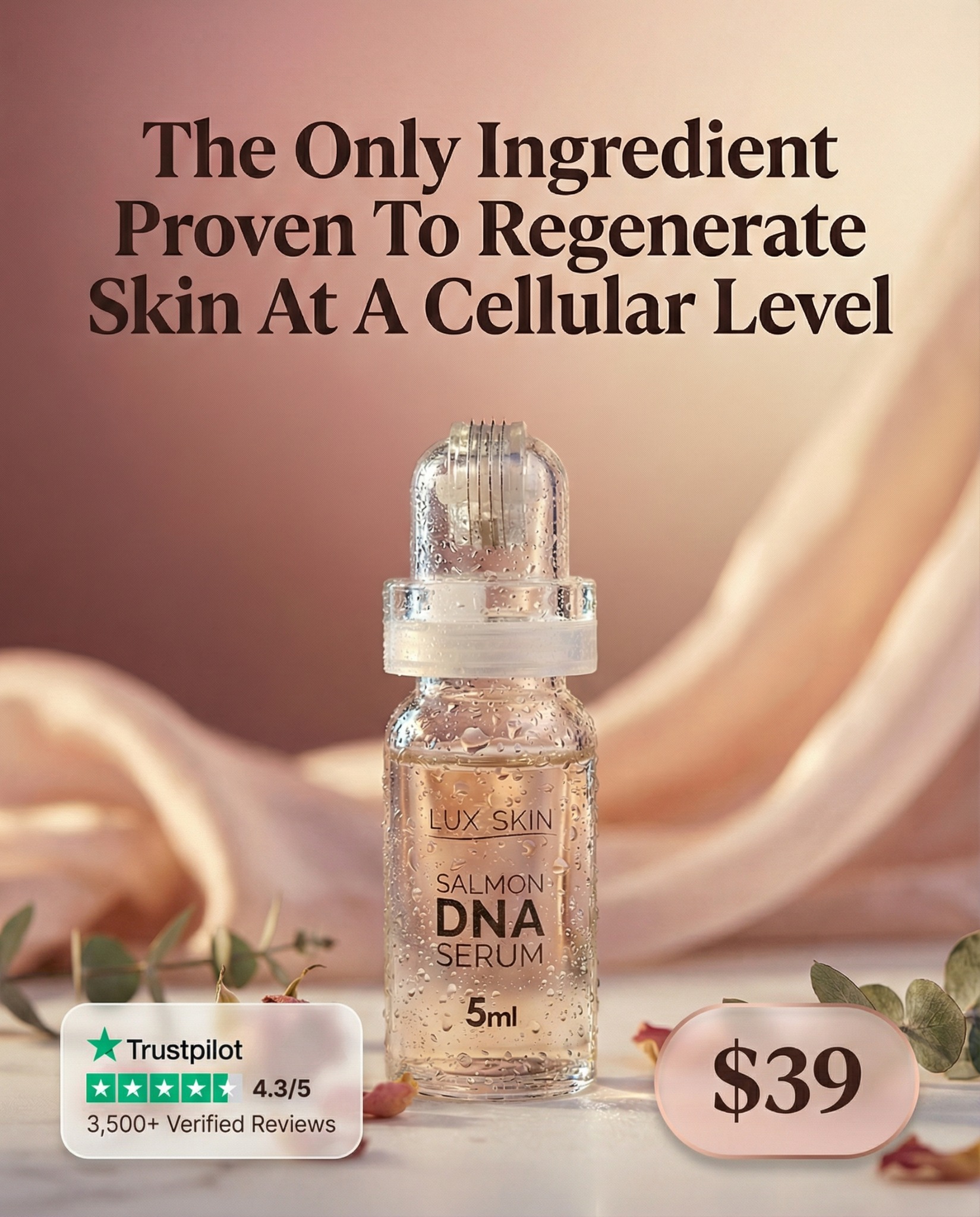 LUX SKIN Facebook ad