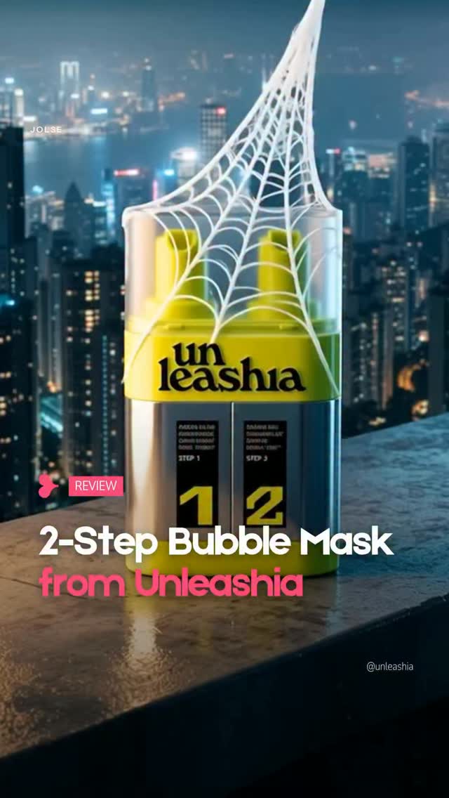 Jolse Facebook ad: Introducing UNLEASHIA 2-Step Zero Pore Overnight Bubble Mask