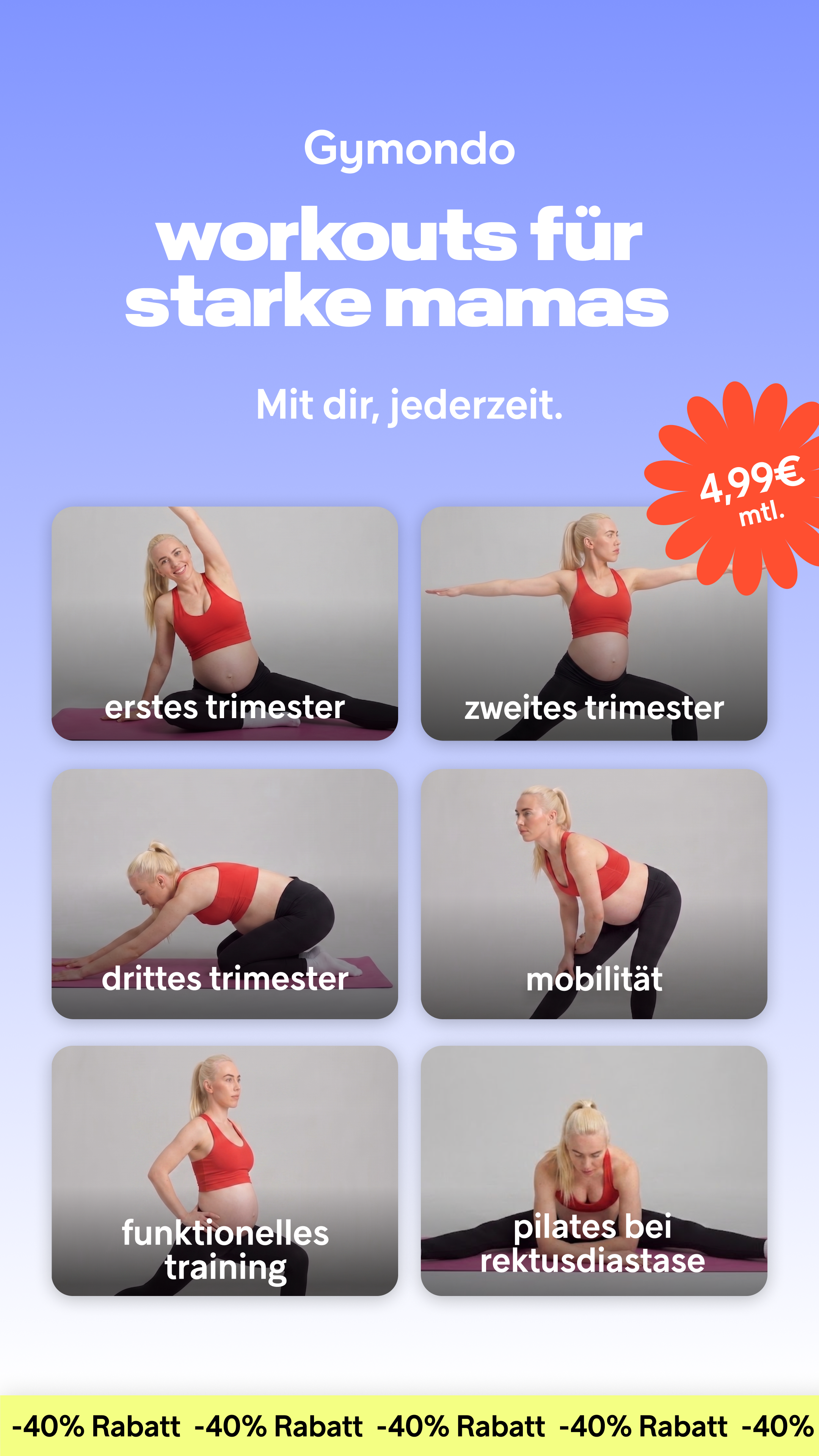 Gymondo Facebook ad