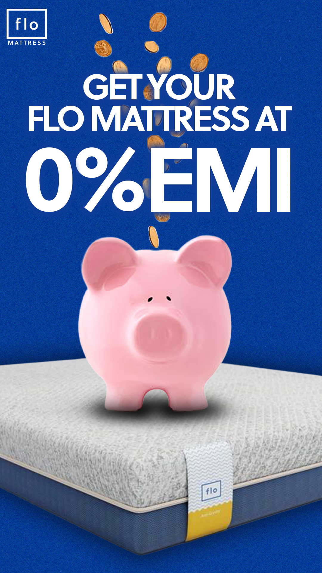 Flo Mattress Facebook ad: We cut out the middlemen and deliver directly…