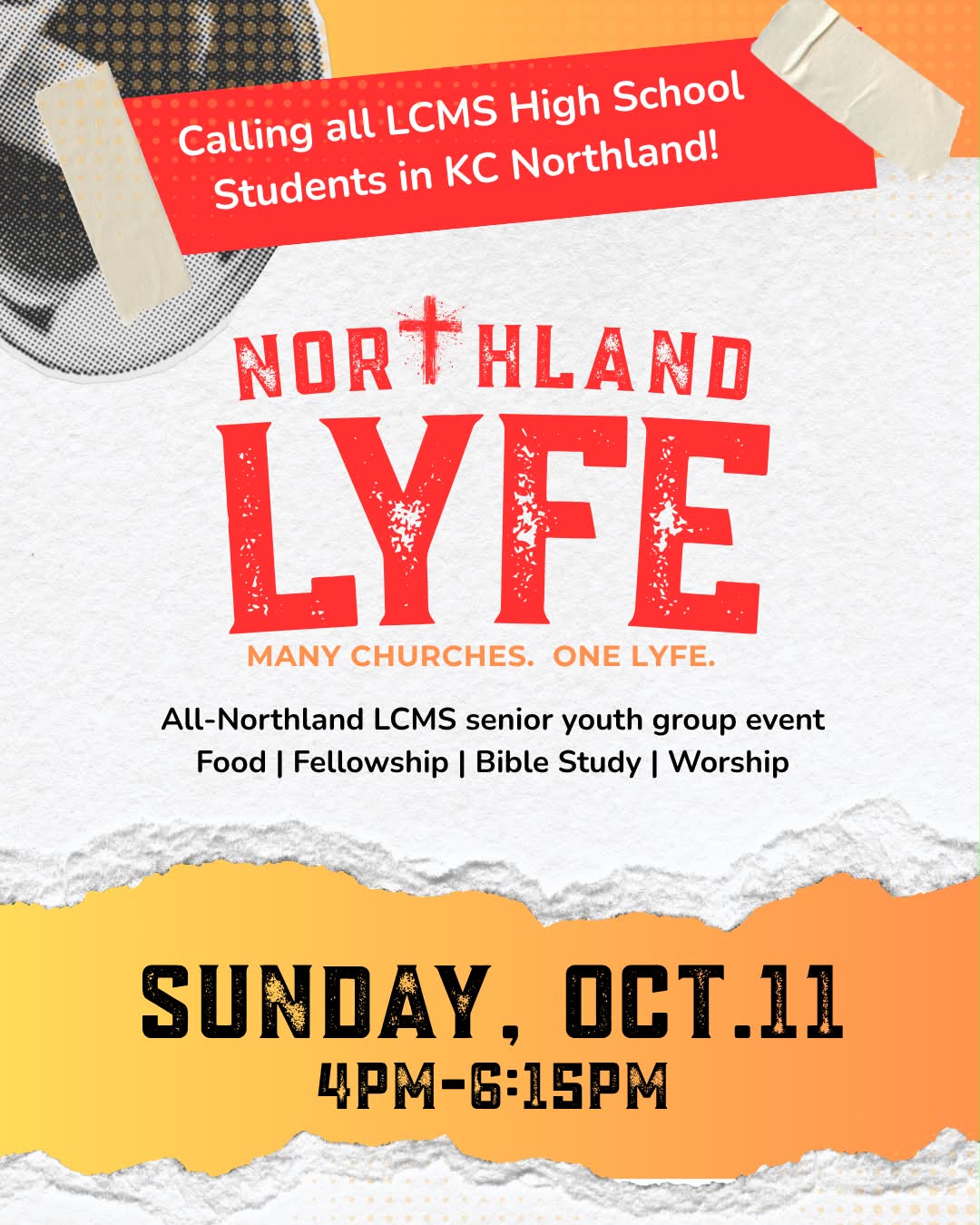 King of Kings Lutheran Church Facebook ad: Northland LYFe Info Sheet & Event Signup