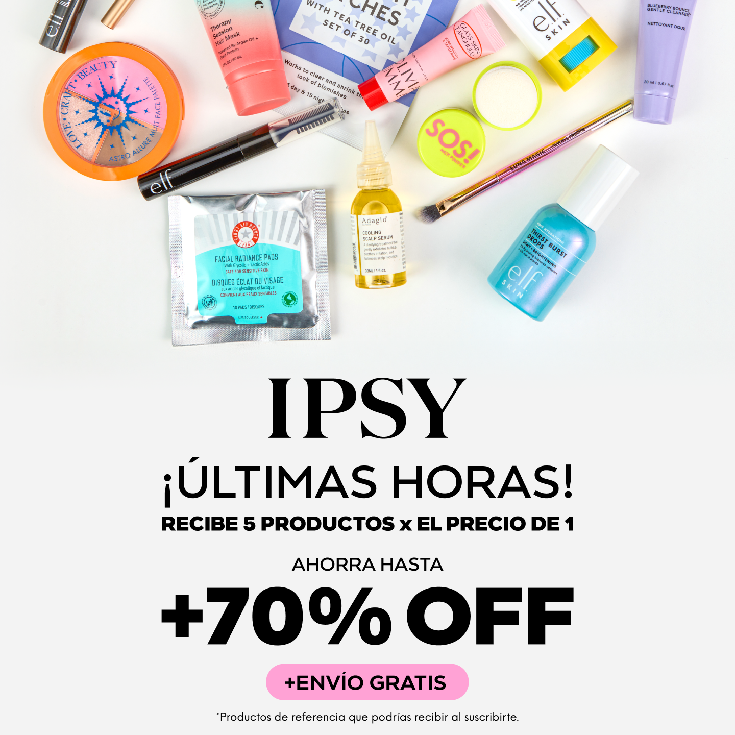 IPSY.Mex Facebook ad