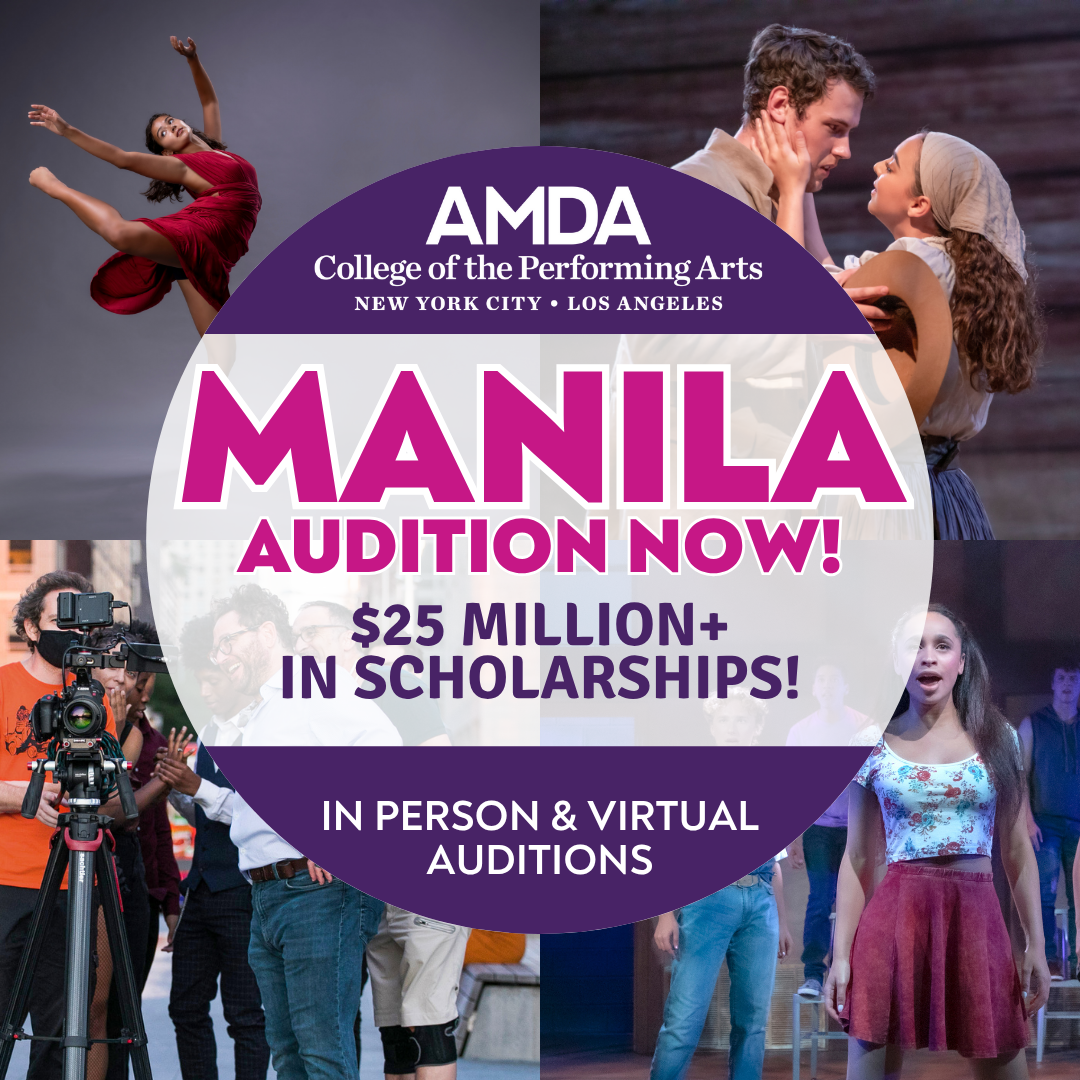 AMDA College Facebook ad