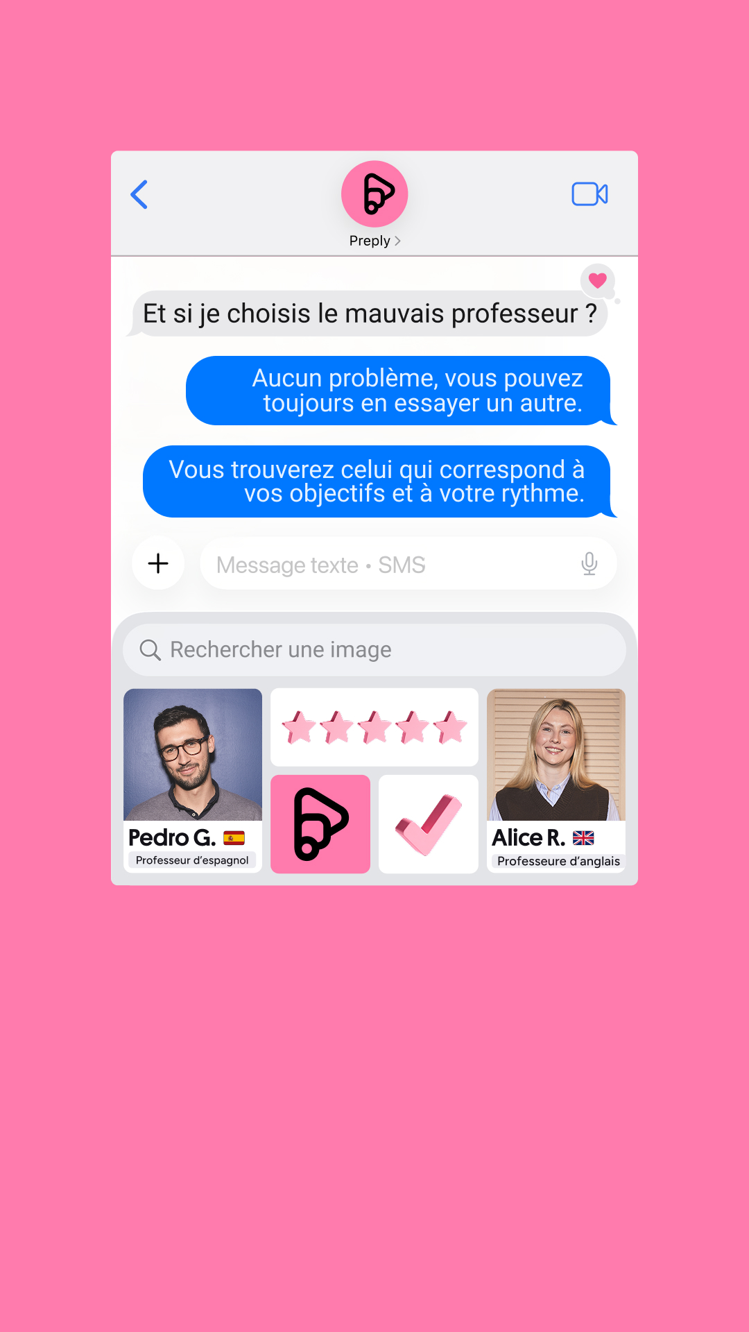 Preply Facebook ad