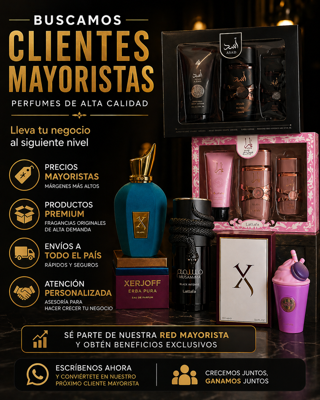Velora Facebook ad: Perfumería Premium al Por Mayor para Impulsar tu Negocio