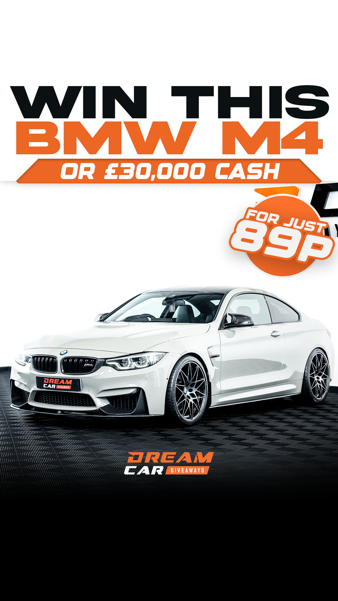 Dream Car Giveaways Facebook ad