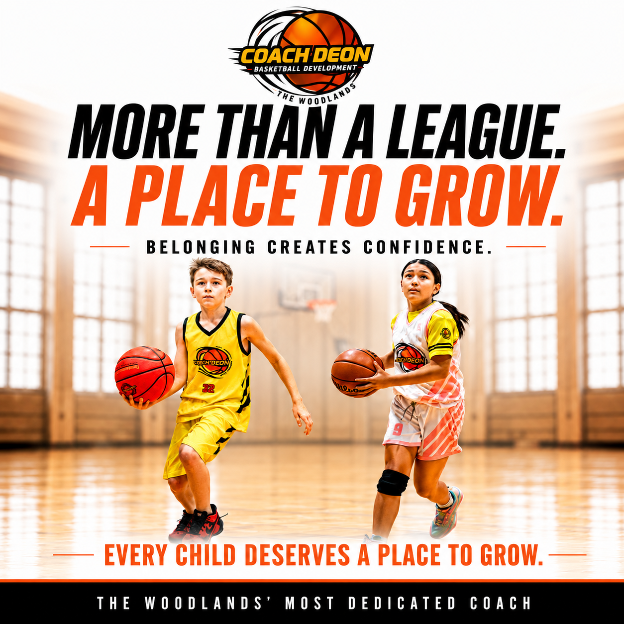 Coach Deon Basketball Facebook ad: Registration Is Now Open