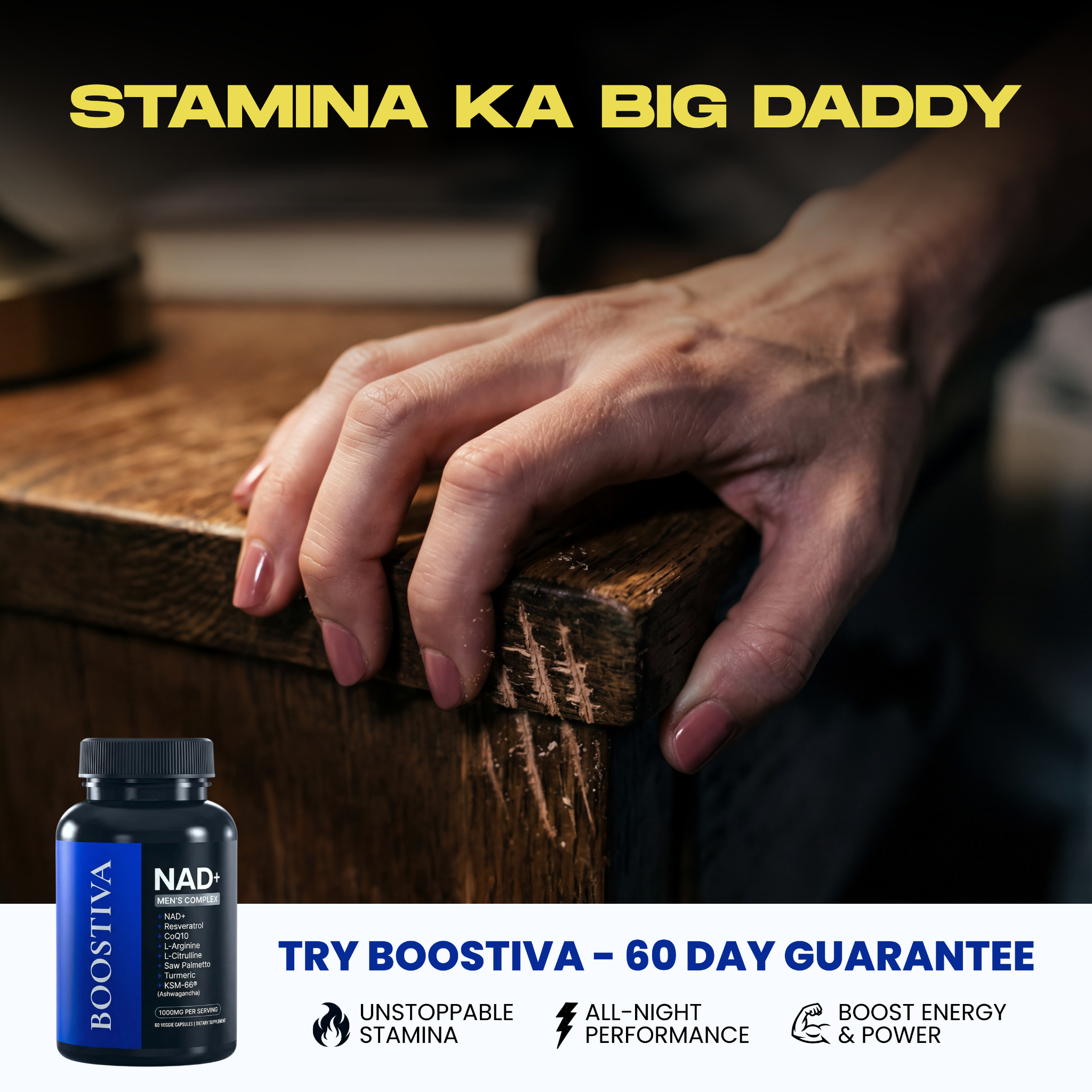 TryBoostiva Facebook ad: The Men’s NAD+ Formula Everyone Is Talking About