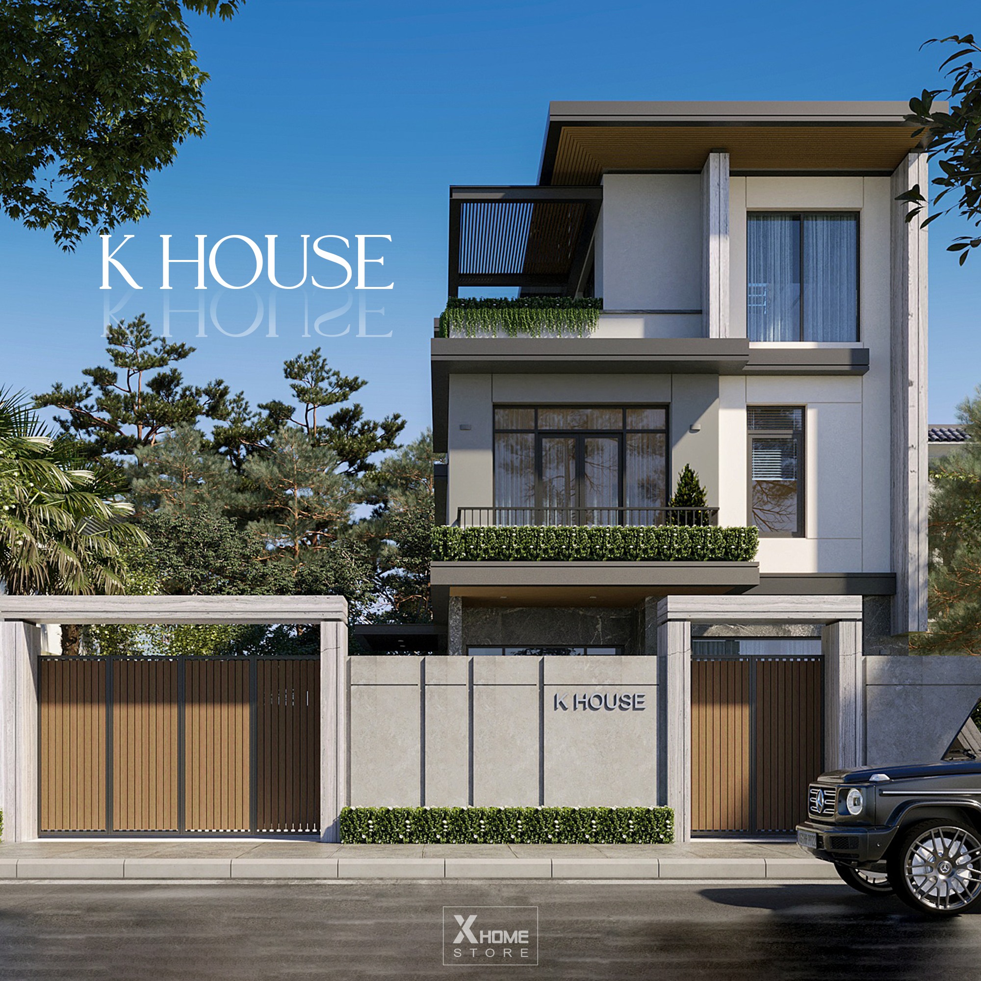 XHOME STORE ĐÀ NẴNG Facebook ad: 𝐊 𝐇𝐎𝐔𝐒𝐄 | Khi nhà phố mang dáng…