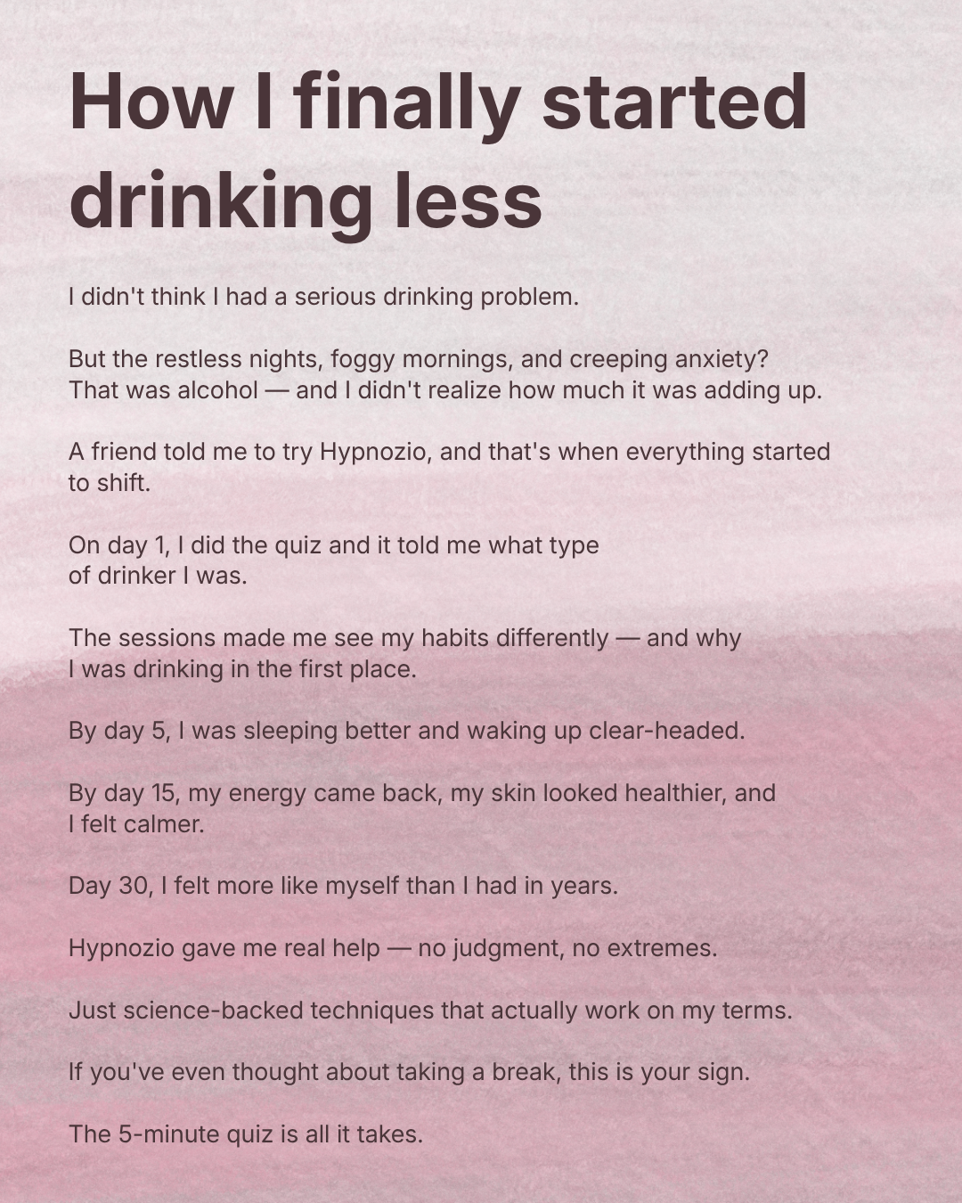 Hypnozio: power of hypnotherapy Facebook ad