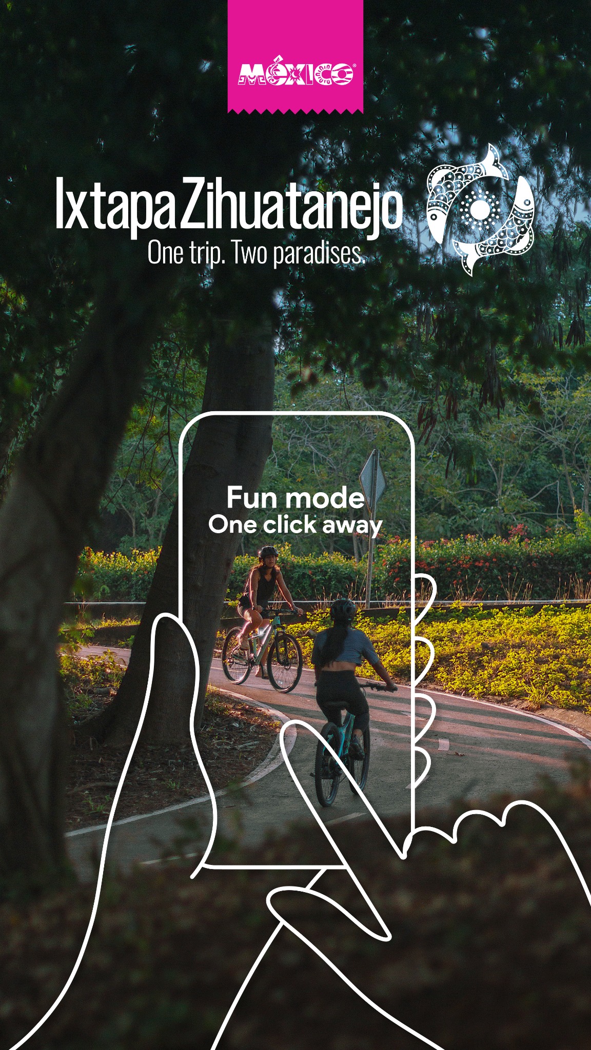 Travelers Guide to Mexico Facebook ad: Beach Mode is ON!