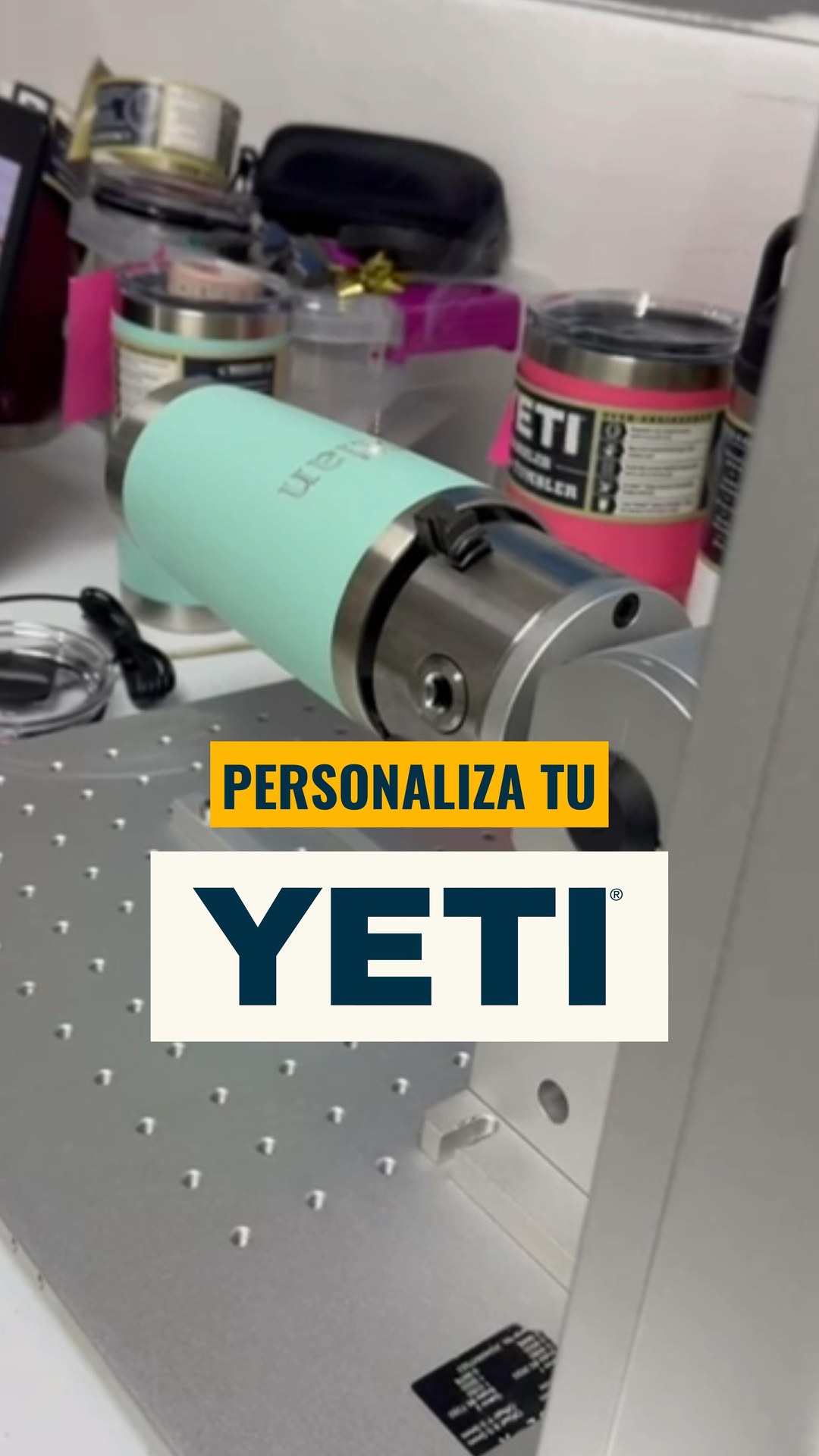 Fishing Store Panama Facebook ad: Personaliza tus YETI y convierte algo práctico en…