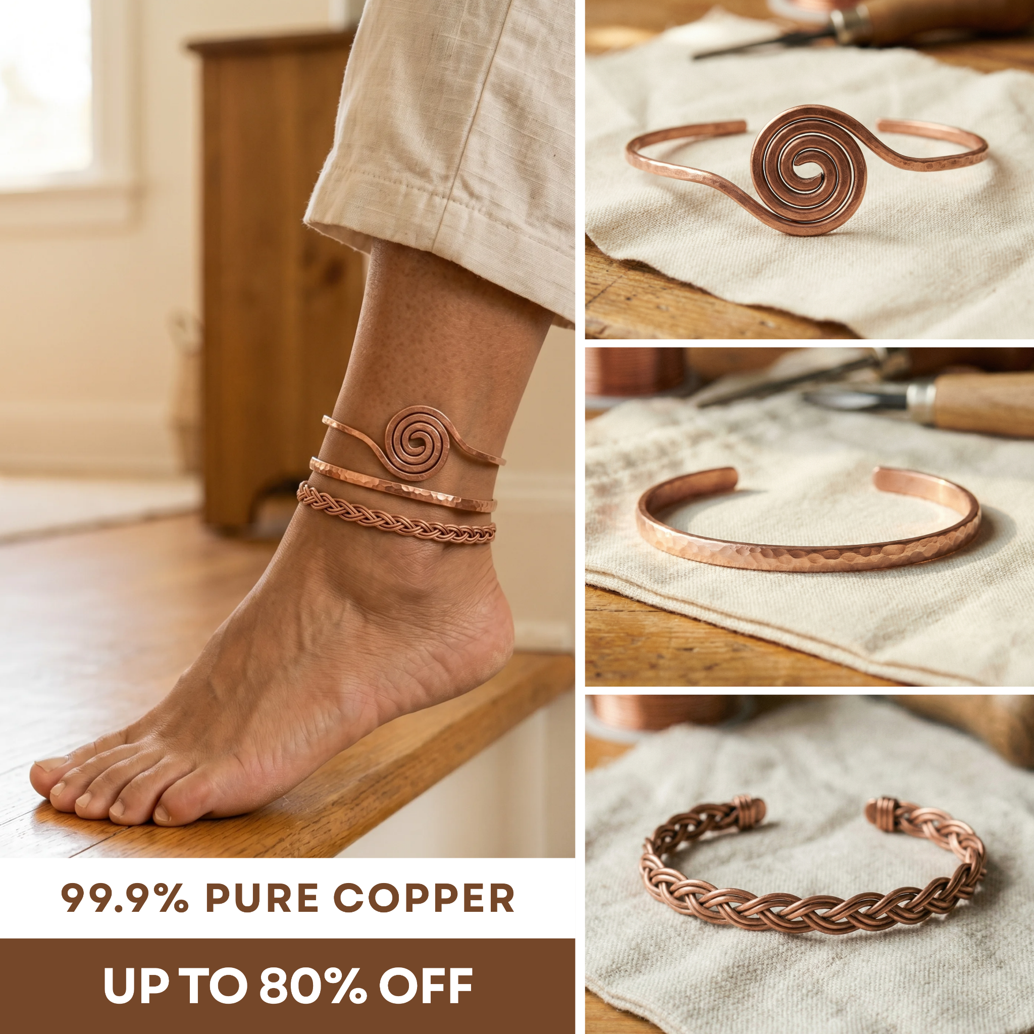 Vera’s Copper Jewelry Facebook ad