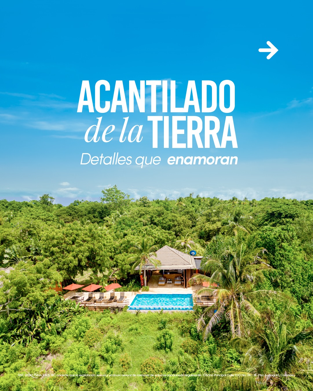 On Vacation Facebook ad: ¡El paraíso se renovó para ti!