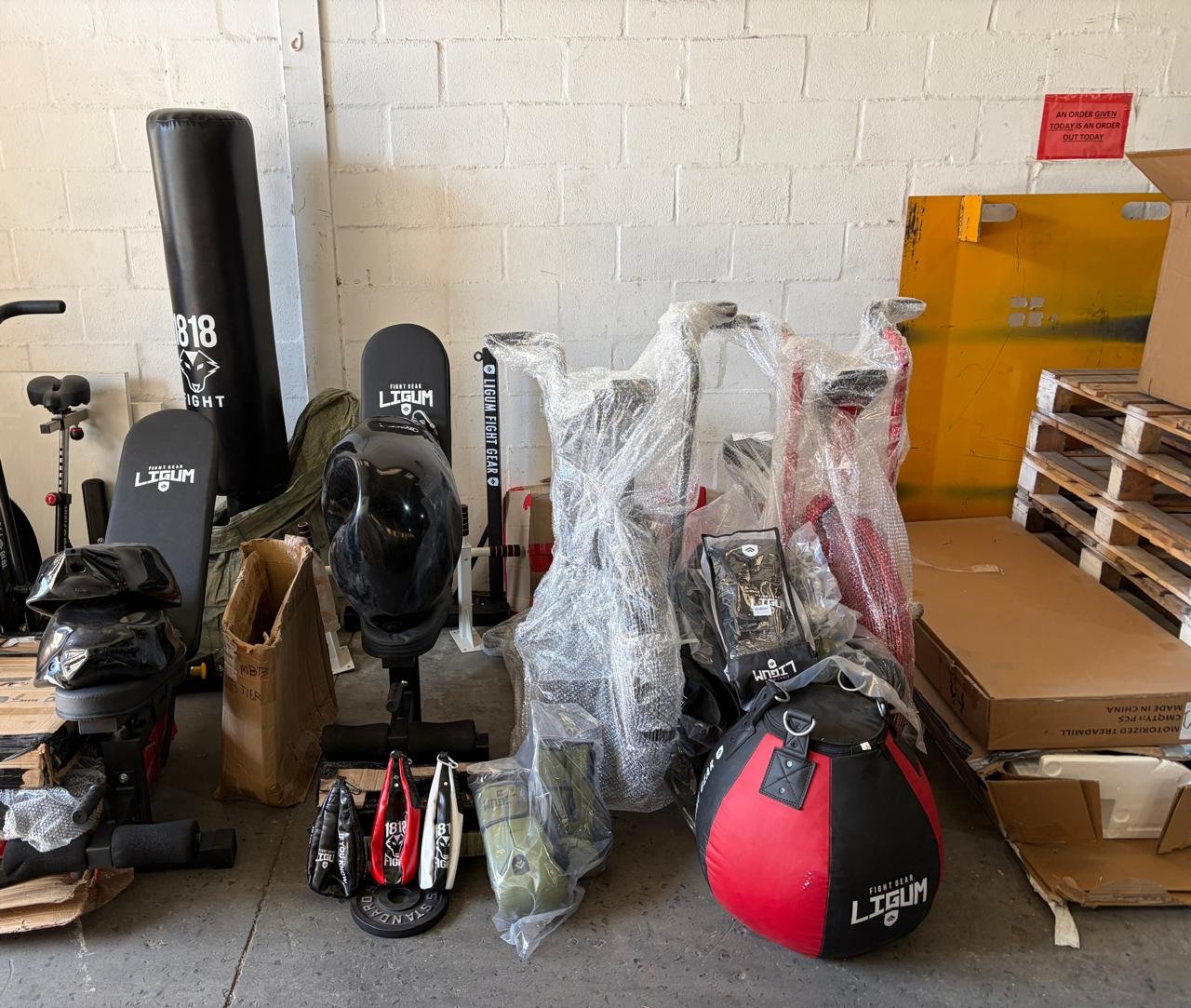 Sporting Goods Facebook ad: BOXING & FITNESS BUNDLE - OVER R70,000 VALUE - READ AD