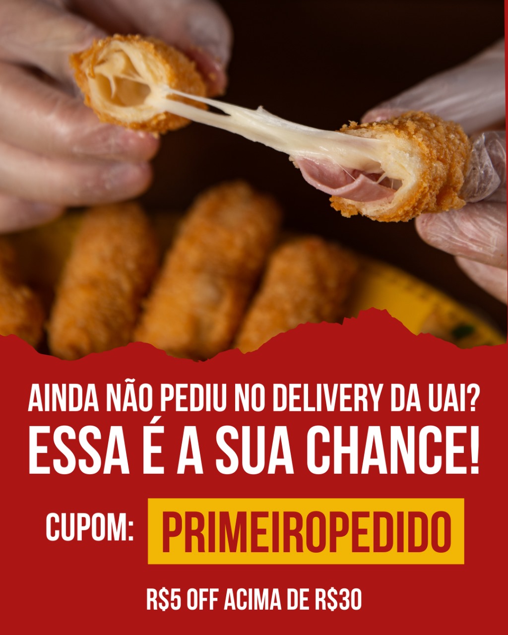 Uai Pão de Queijo Bq Facebook ad: Faça seu pedido aqui