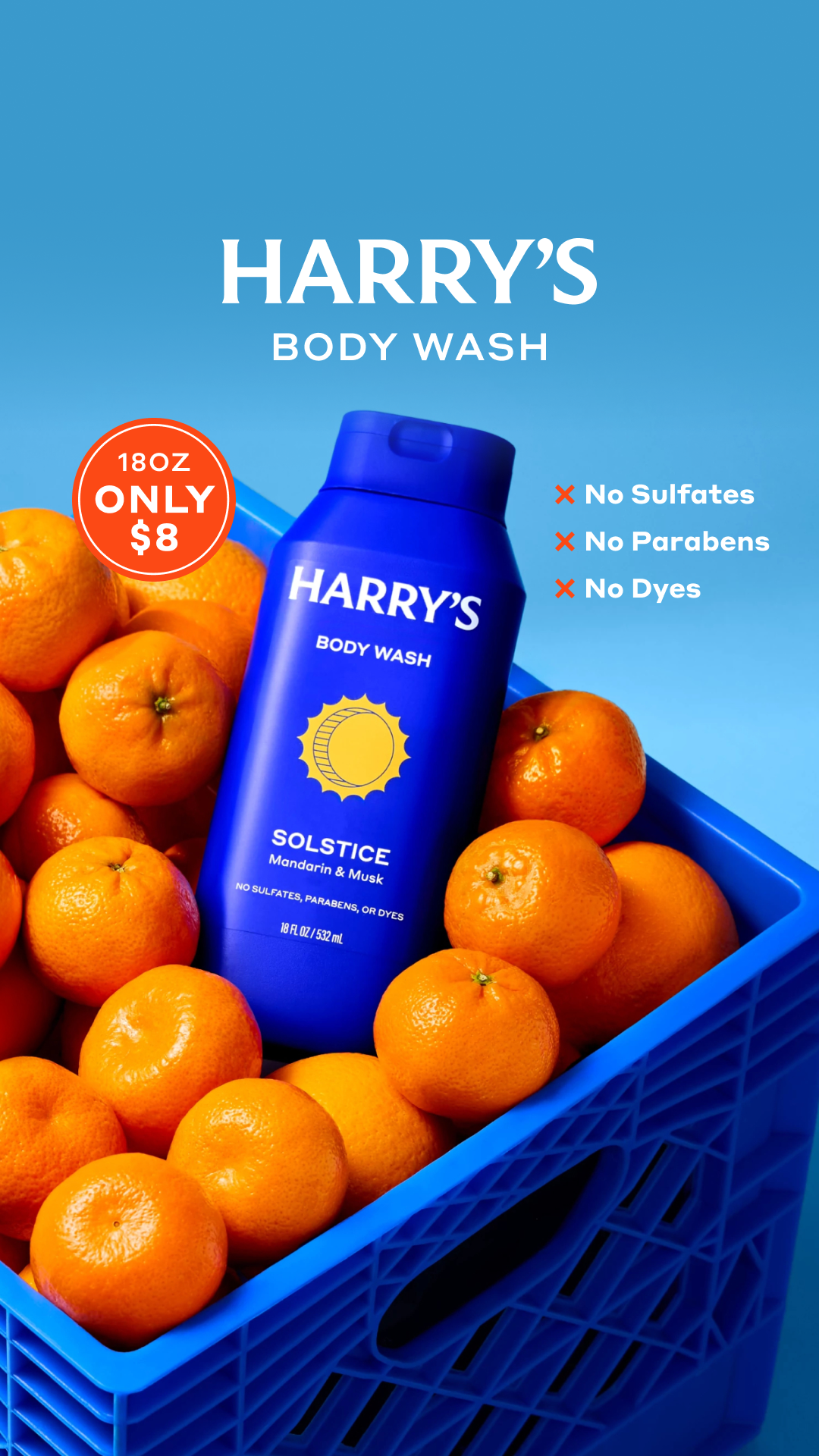 Harry's Facebook ad