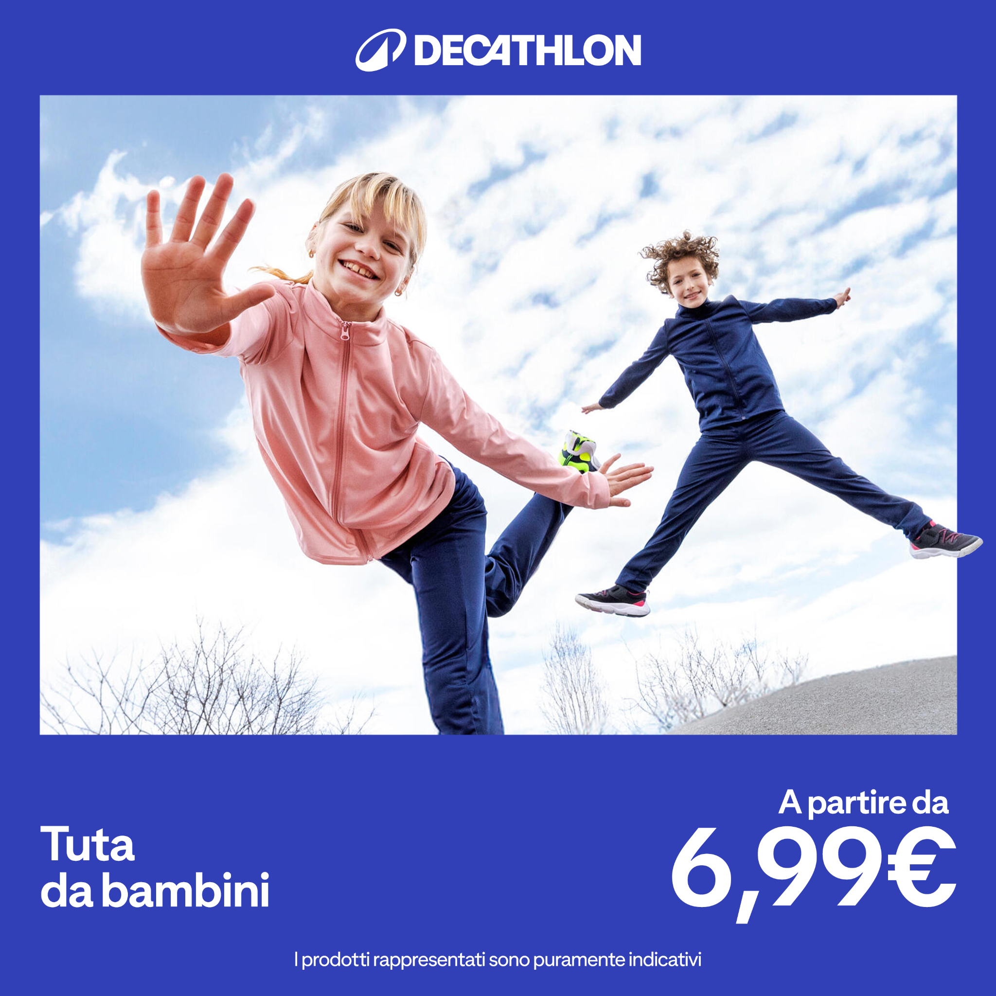 Decathlon Italia Facebook ad: Tute bambino