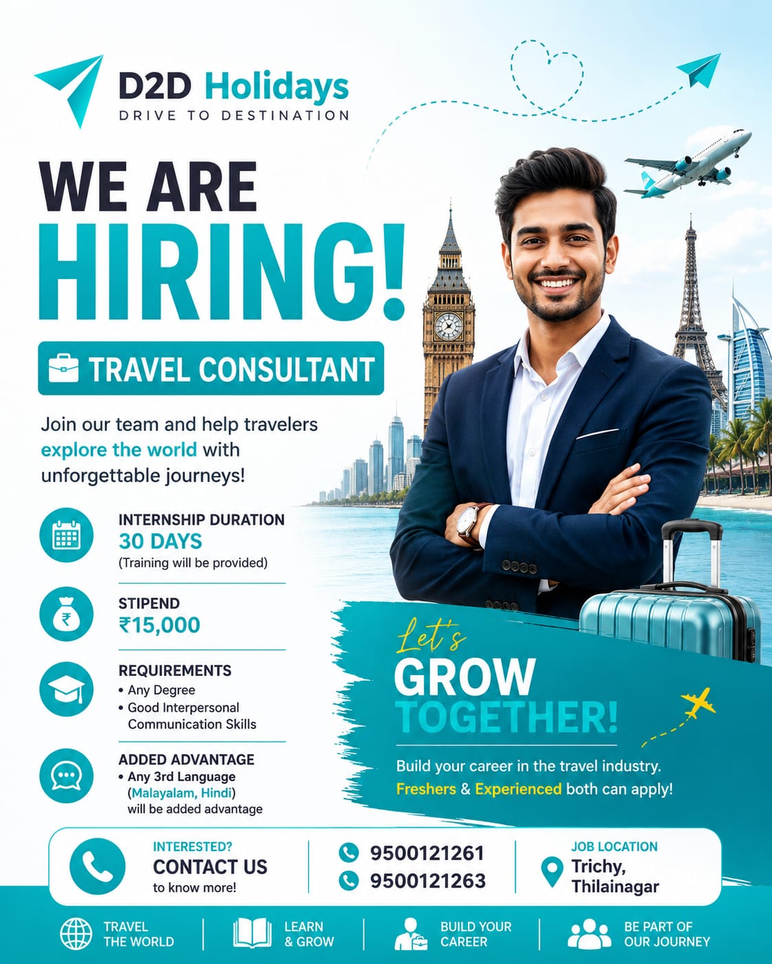 Drive To Destination Holidays Facebook ad: We're Hiring!