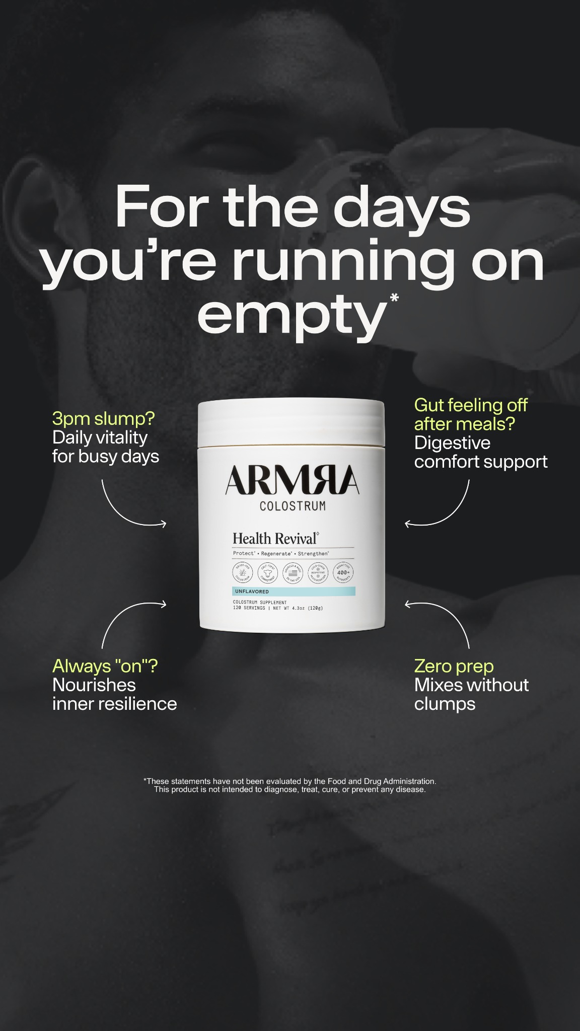 ARMRA Facebook ad