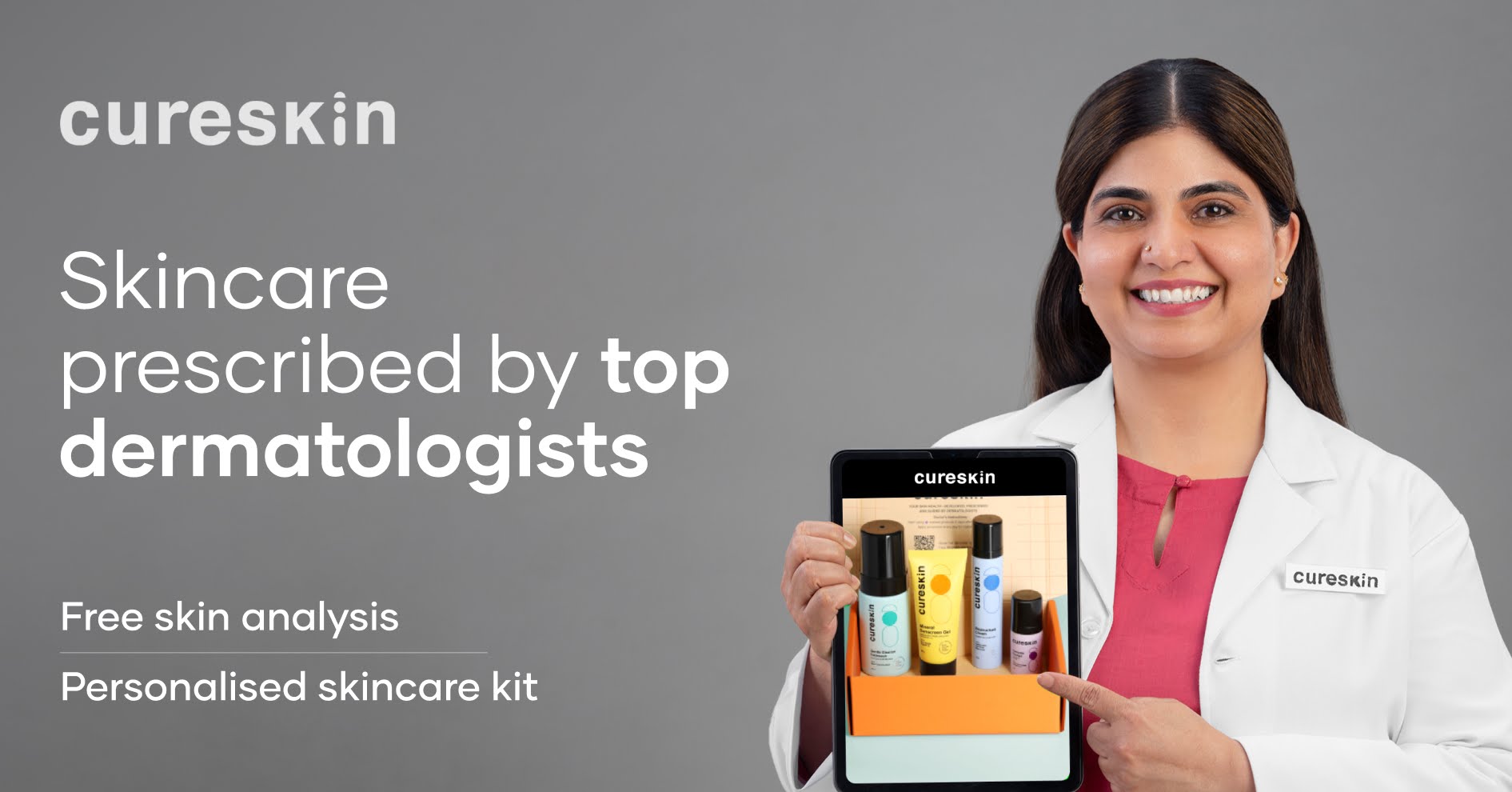 Cureskin Facebook ad