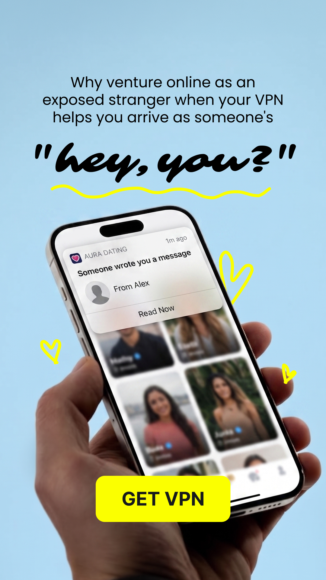 Surfshark Facebook ad