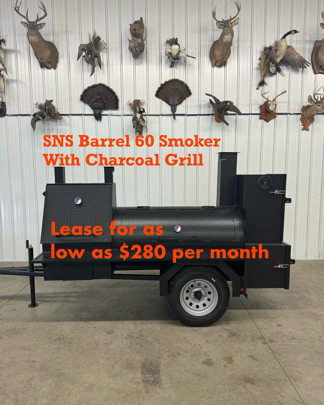 Sling 'N' Steel BBQ Smokers Facebook ad