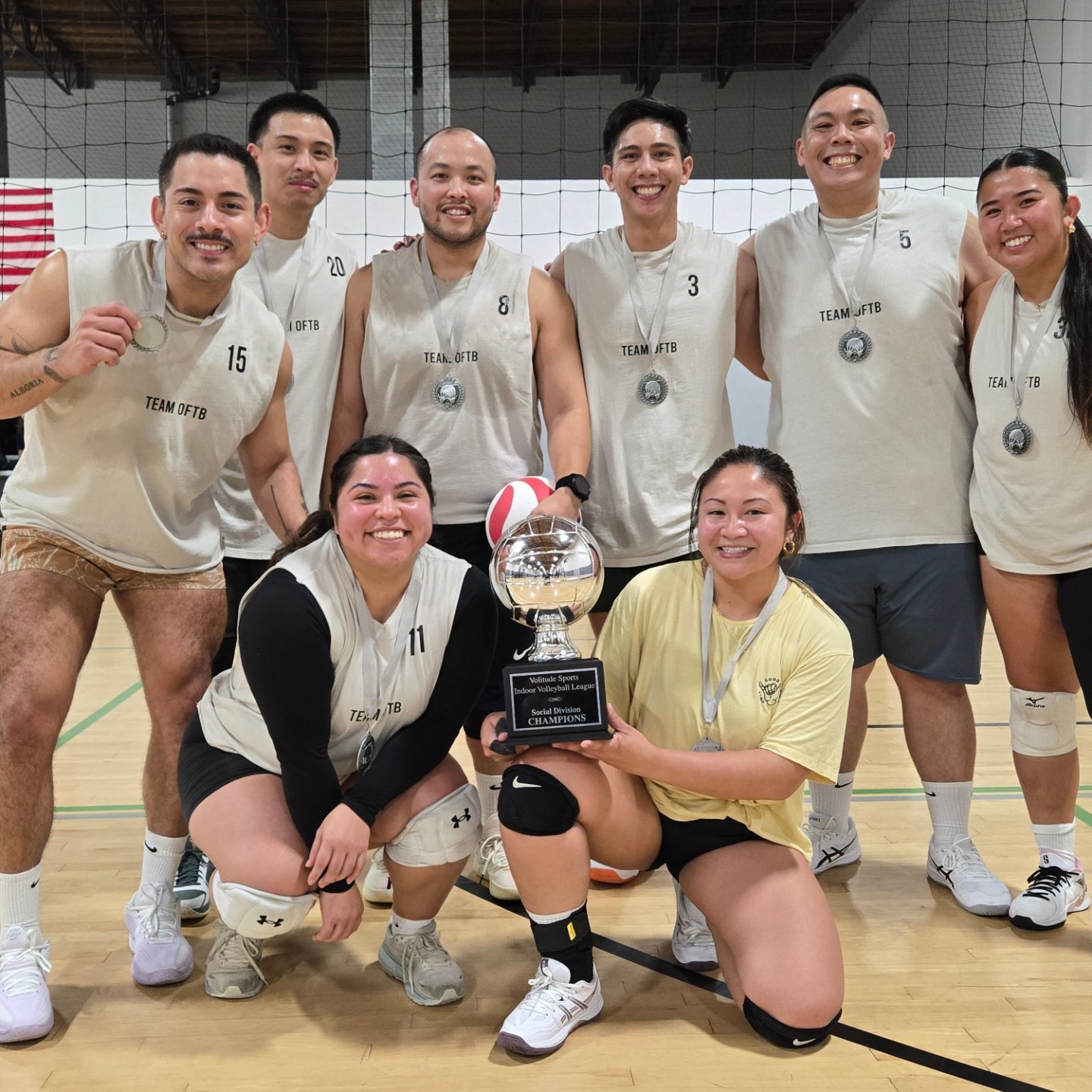 OC Indoor Volleyball Leagues Facebook ad: Spots Open for Teams, Small Groups, and Individual…