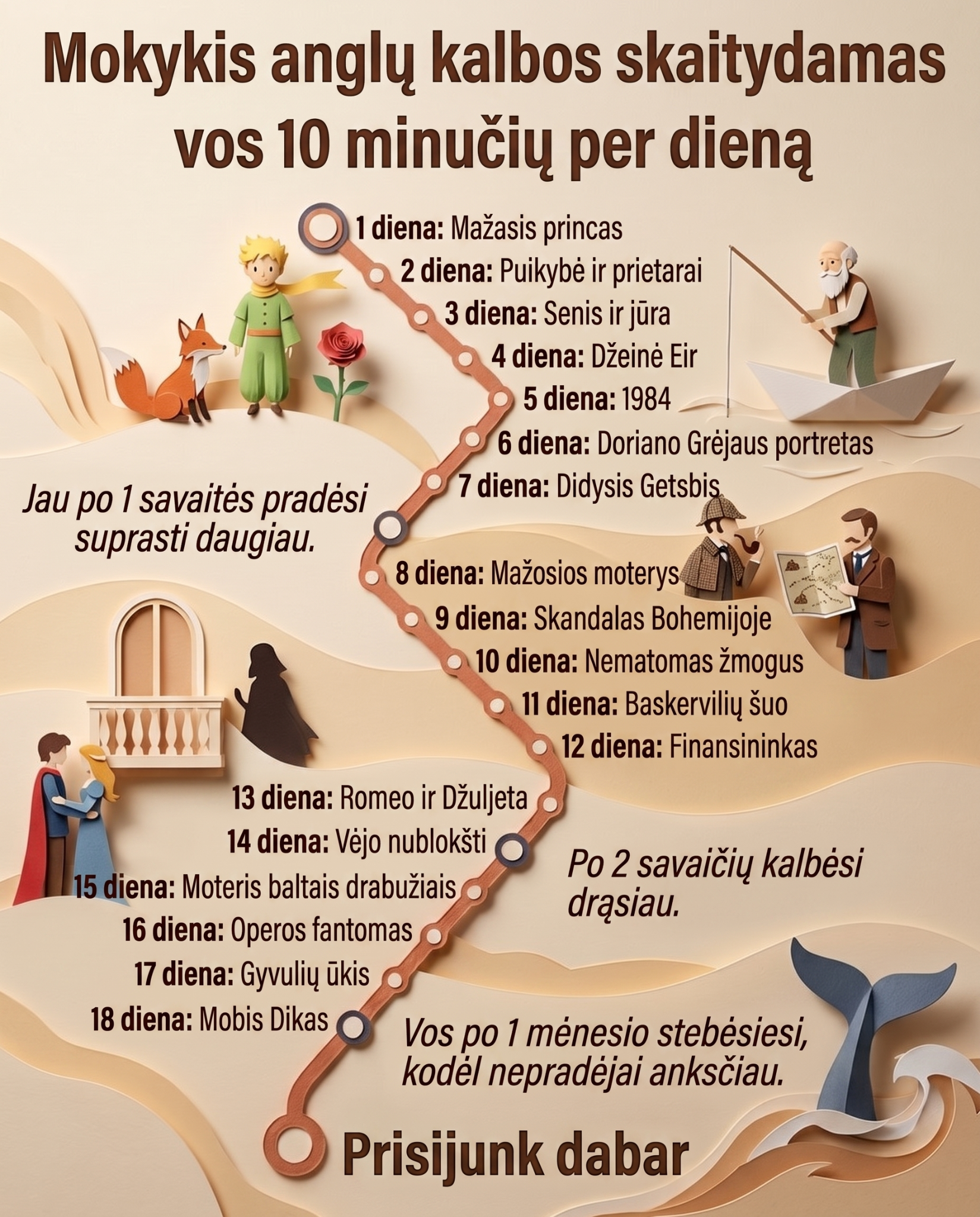 Adapted Books for Learning Languages Facebook ad