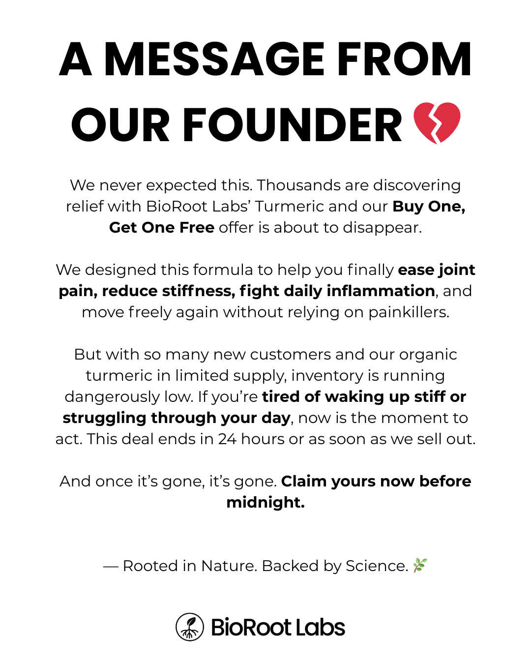 BioRoot Labs Facebook ad