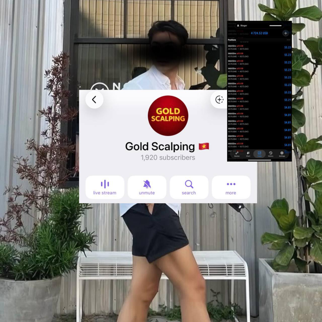 Gold Scalping  Facebook ad