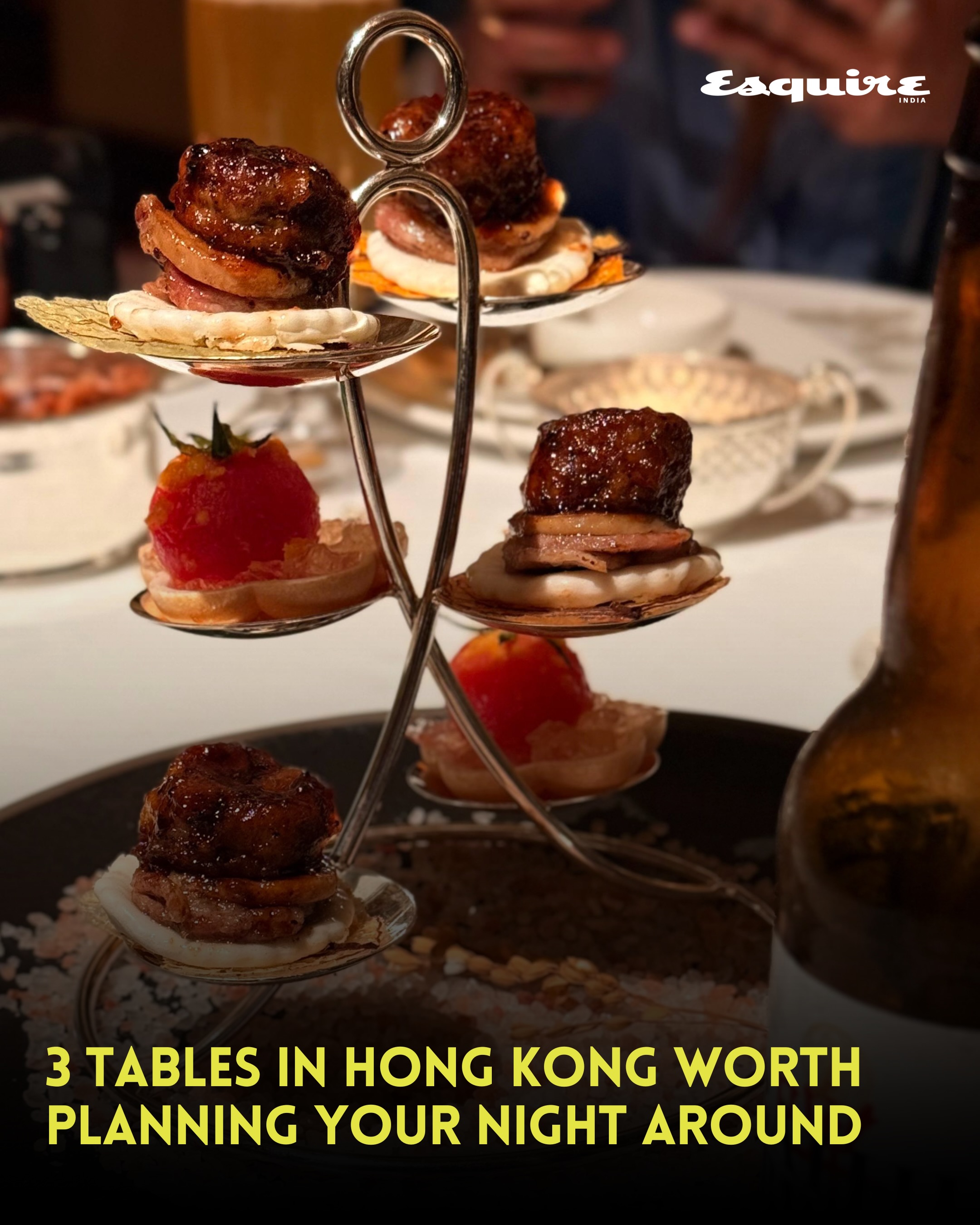 Esquire Magazine India Facebook ad: Hong Kong has more restaurants per square kilometre…