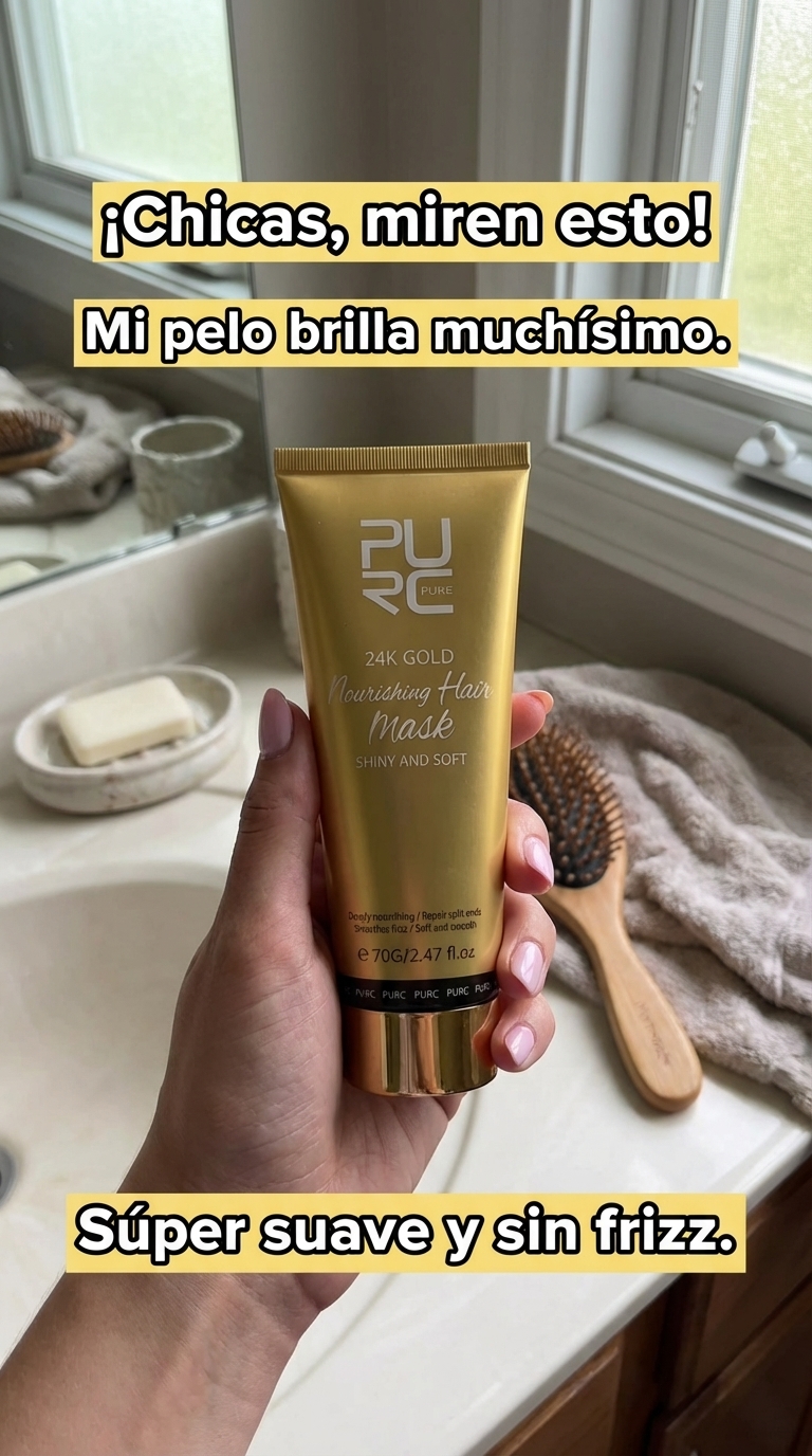 Emily Johnson Facebook ad: Para un cabello de ensueño