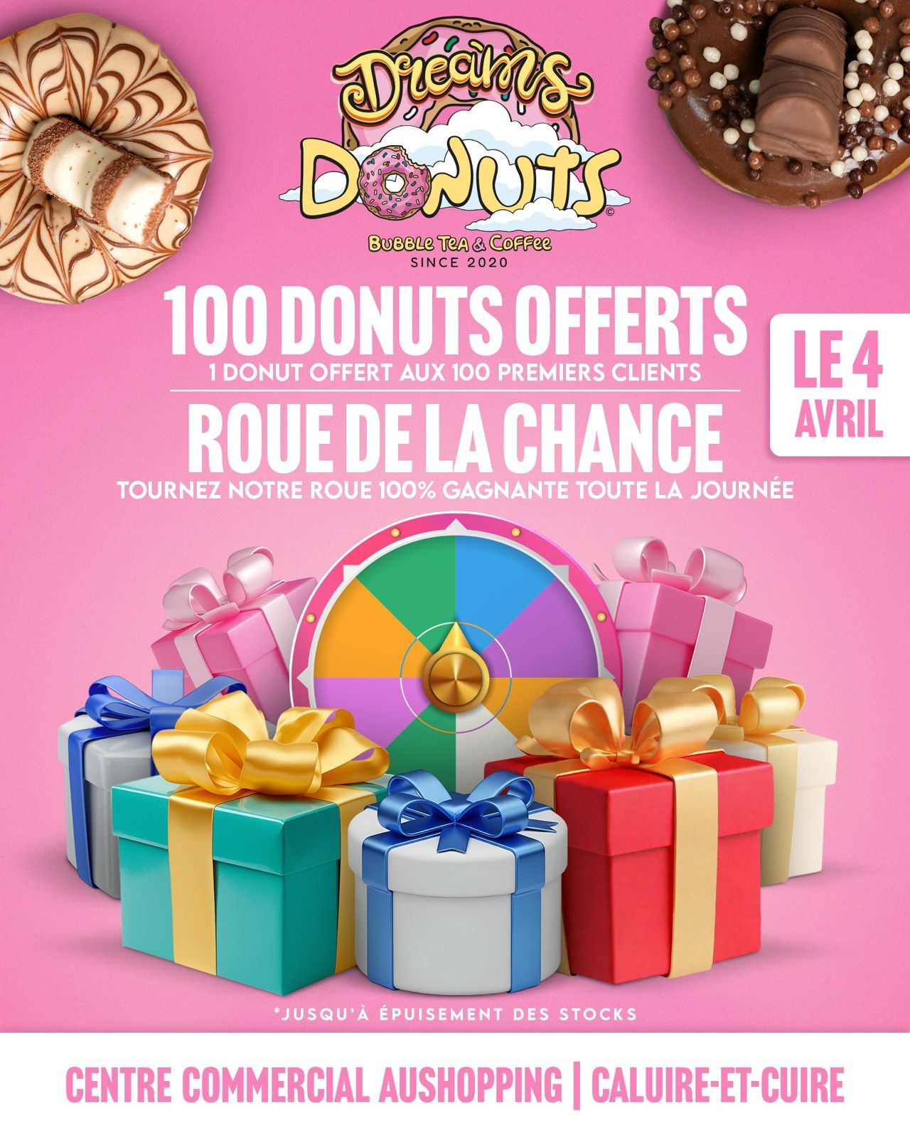 Dreams Donuts Facebook ad