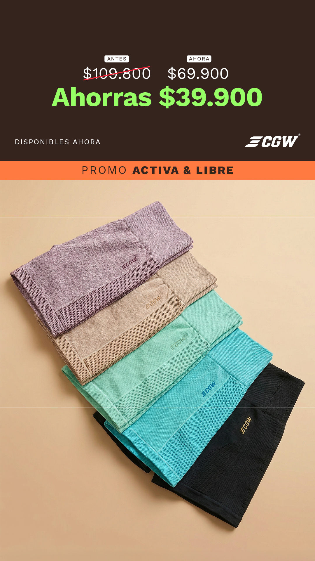 Colombian Gymwear Facebook ad