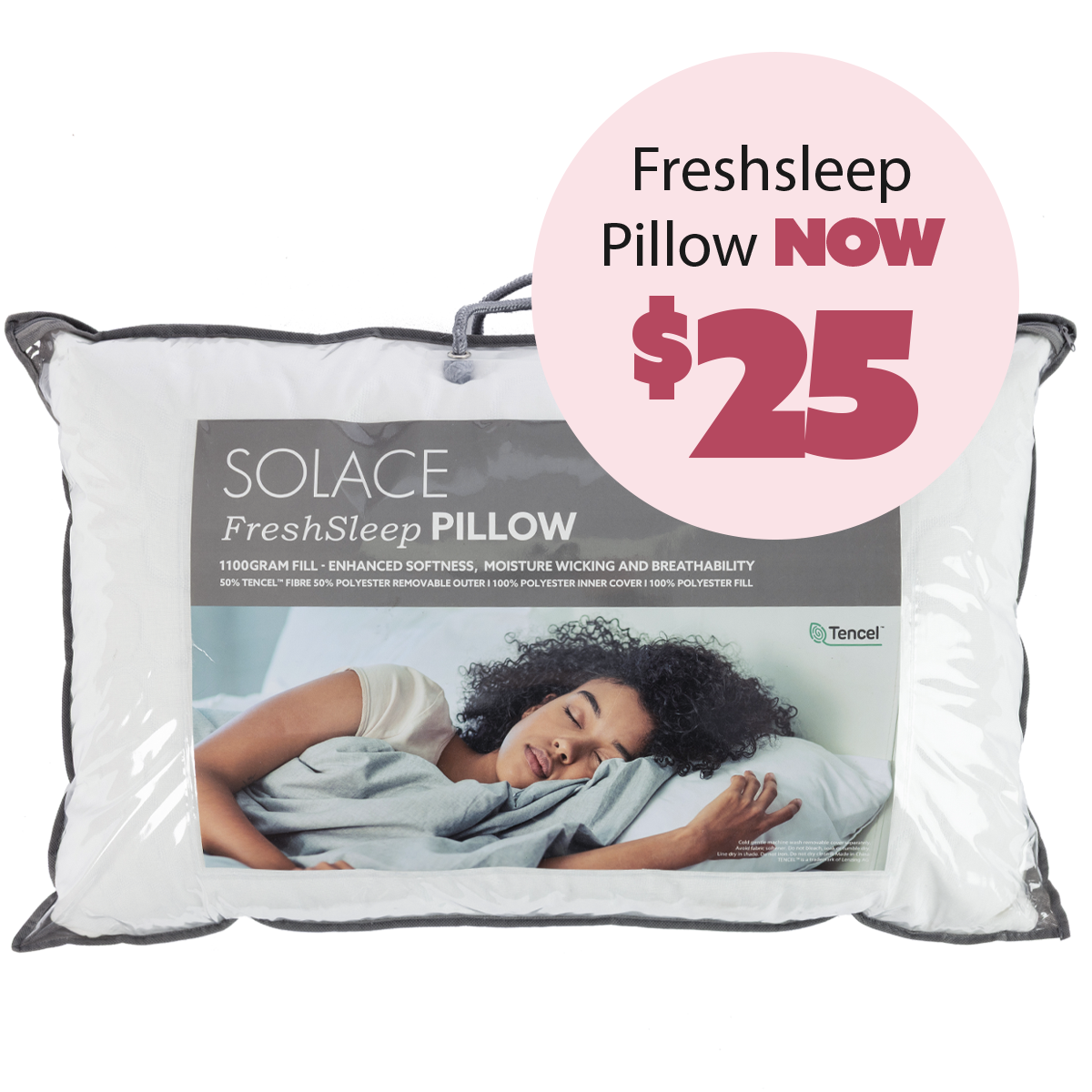 Bed Bath & Beyond NZ Facebook ad: Solace FreshSleep Pillow