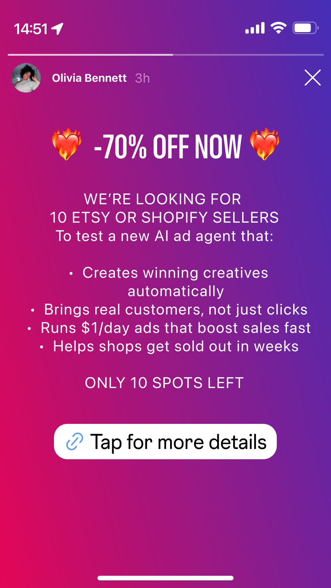 Zeely Facebook ad